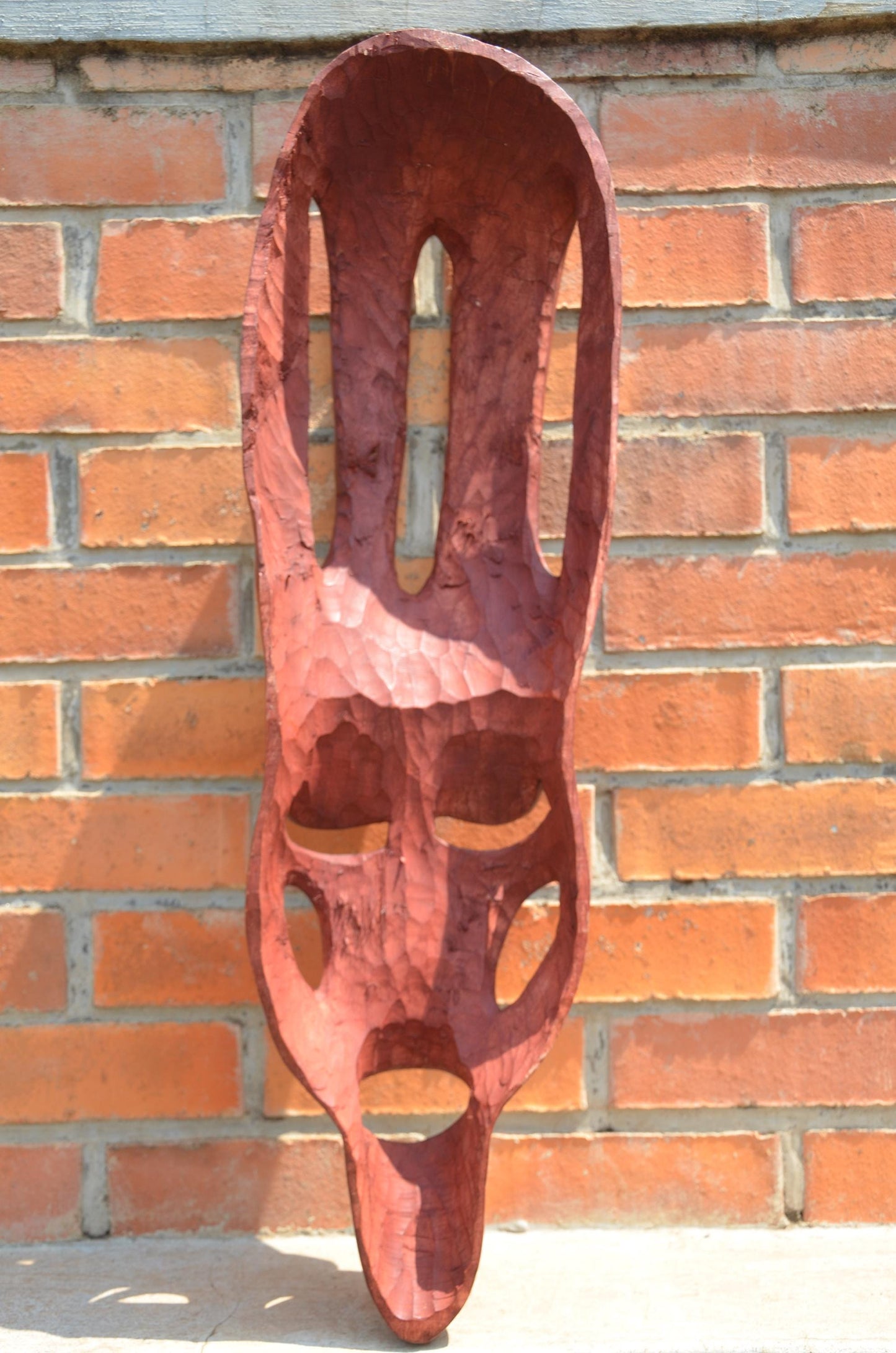 Authentic Large Rwandan Decorative Wall Mask | East African Art