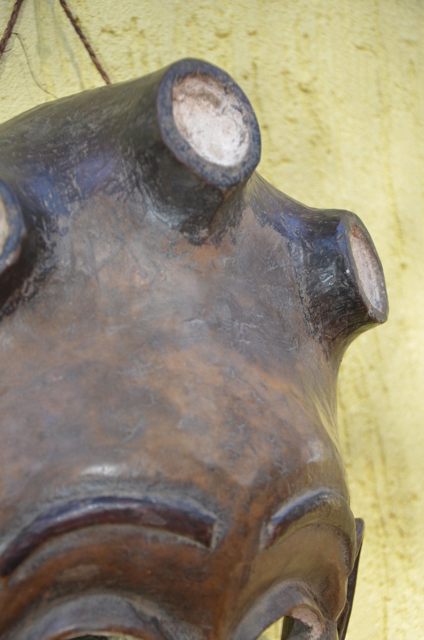 Baule Mask – 17" Hand-Carved Wood Mask – Ivory Coast Tribal Home Decor