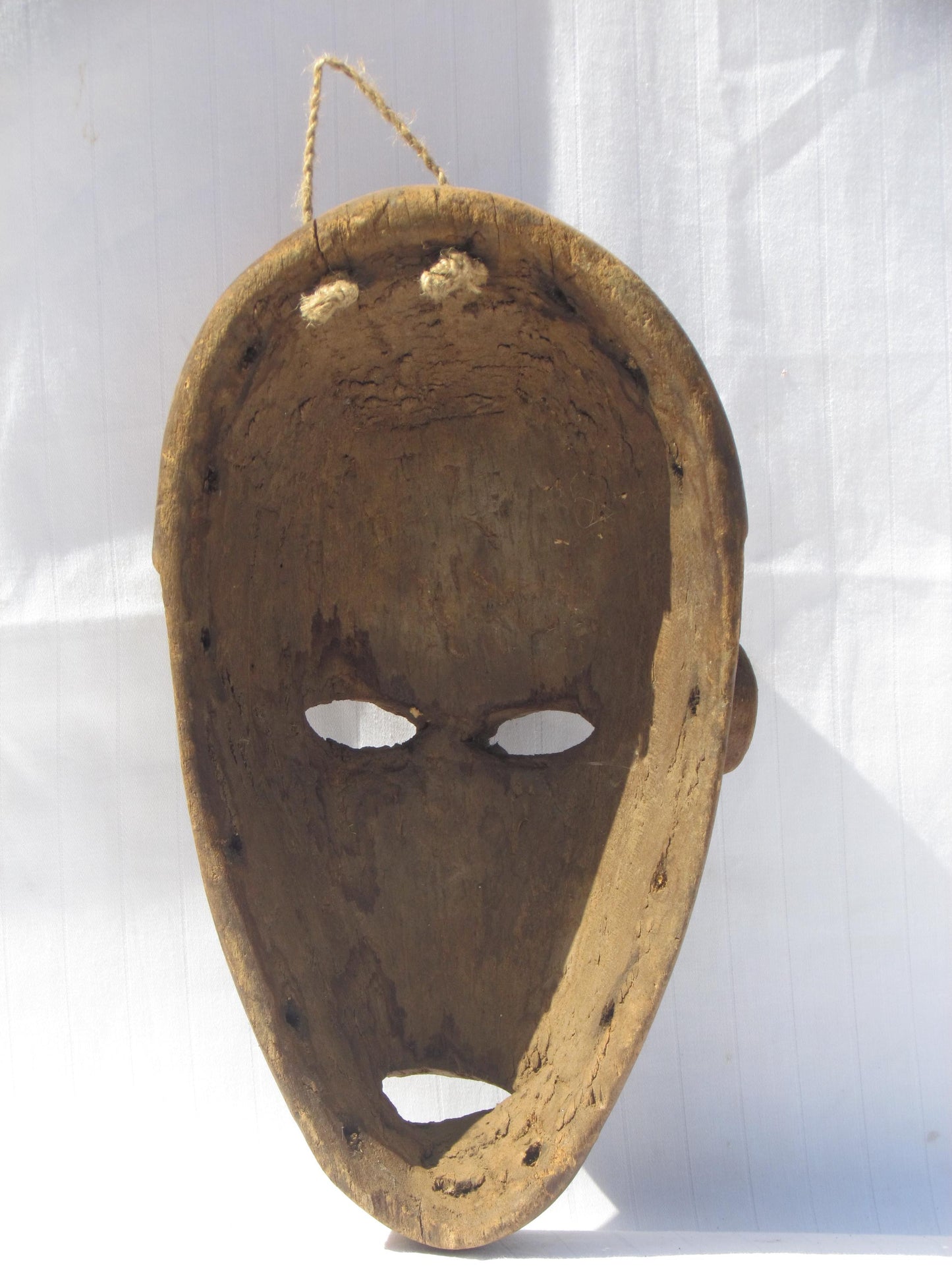 Hand carved wall hanging African traditional wooden masks from D.R.C