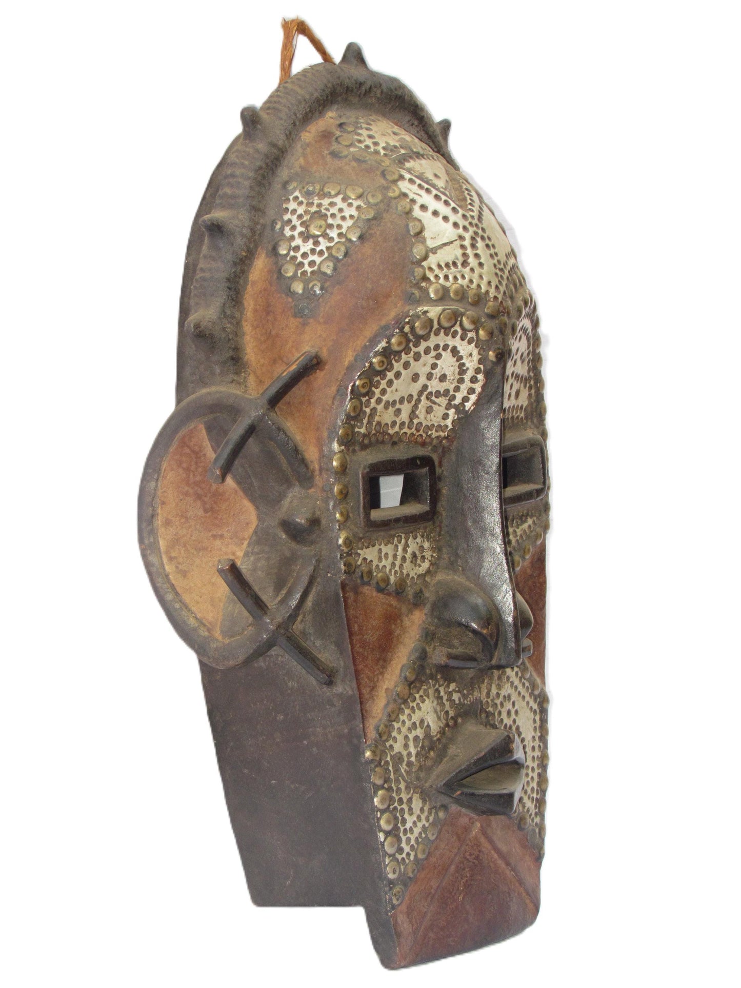 Rare African mask from the Yela or Mbole - Congo.