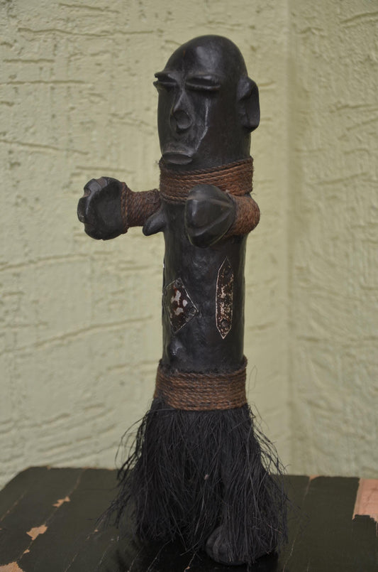 Authentic Lega Bwami Initiation Figure | Congolese Tribal Art