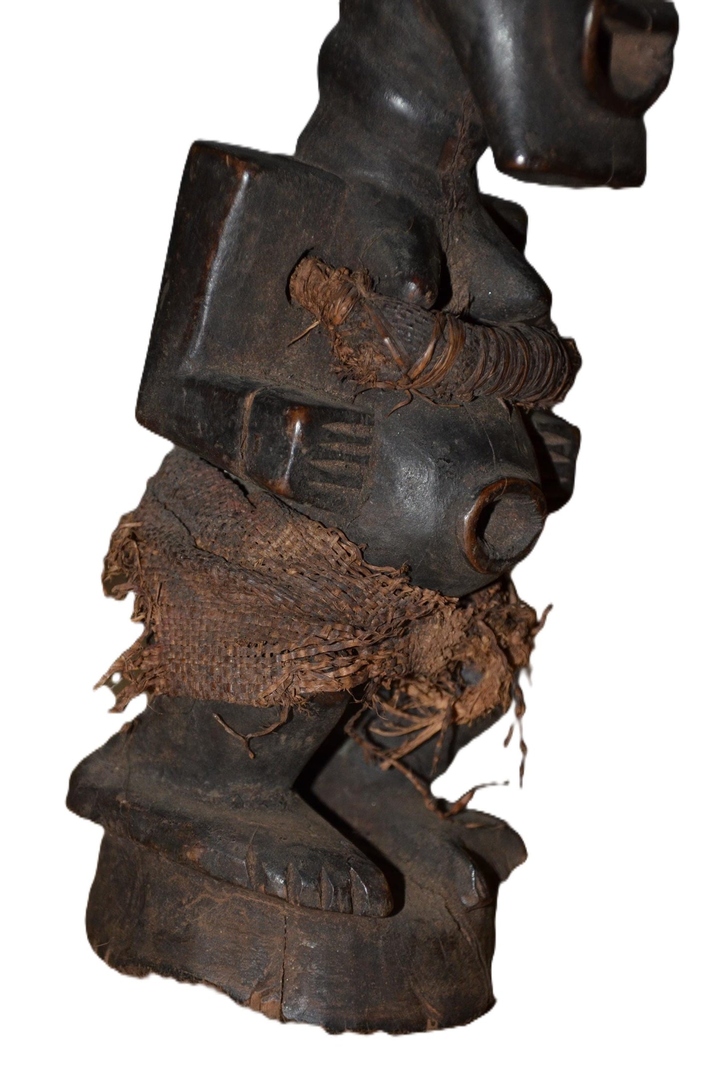 Authentic Songye Statue | Congolese Tribal Art | Hand-Carved Wood Art