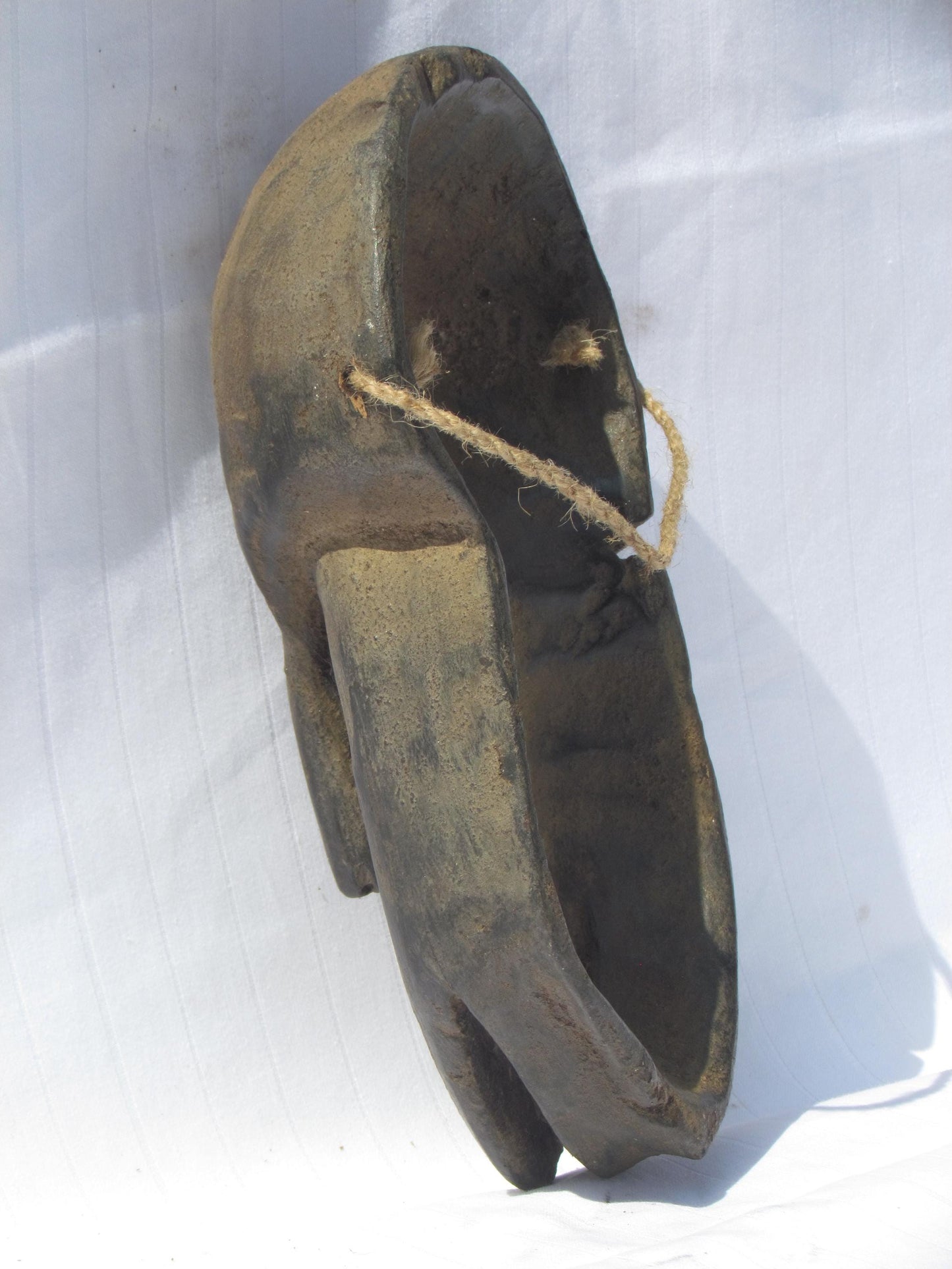 Hand carved wall hanging African traditional wooden masks from D.R.C