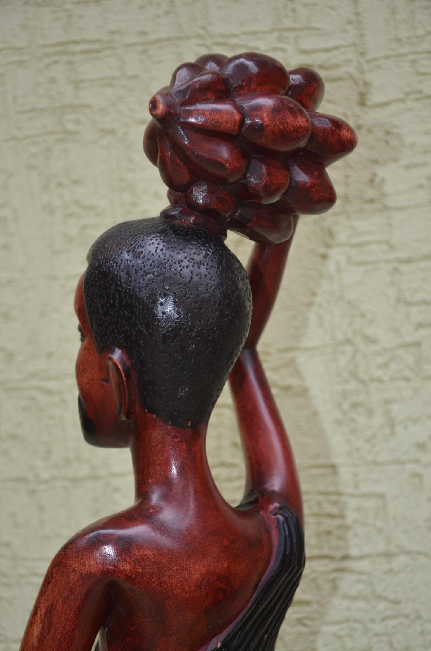 East African Wooden Male Harvester Sculpture | Tribal Art