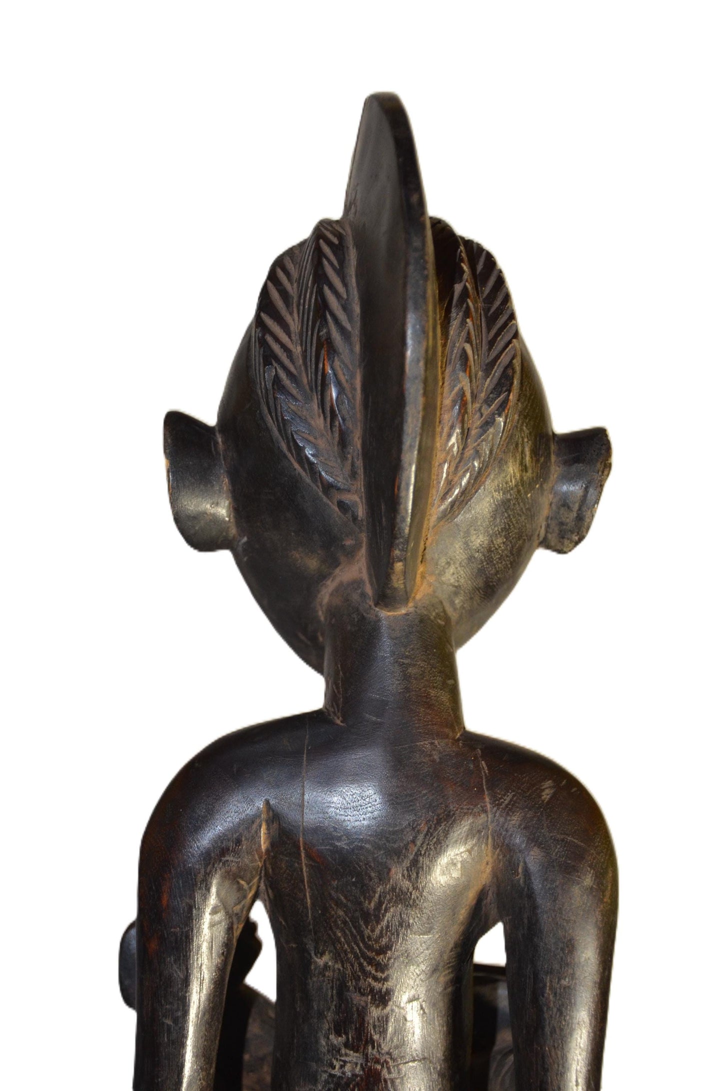 Authentic Chokwe Statue | Maternity Ancestral Figure | Congolese Art