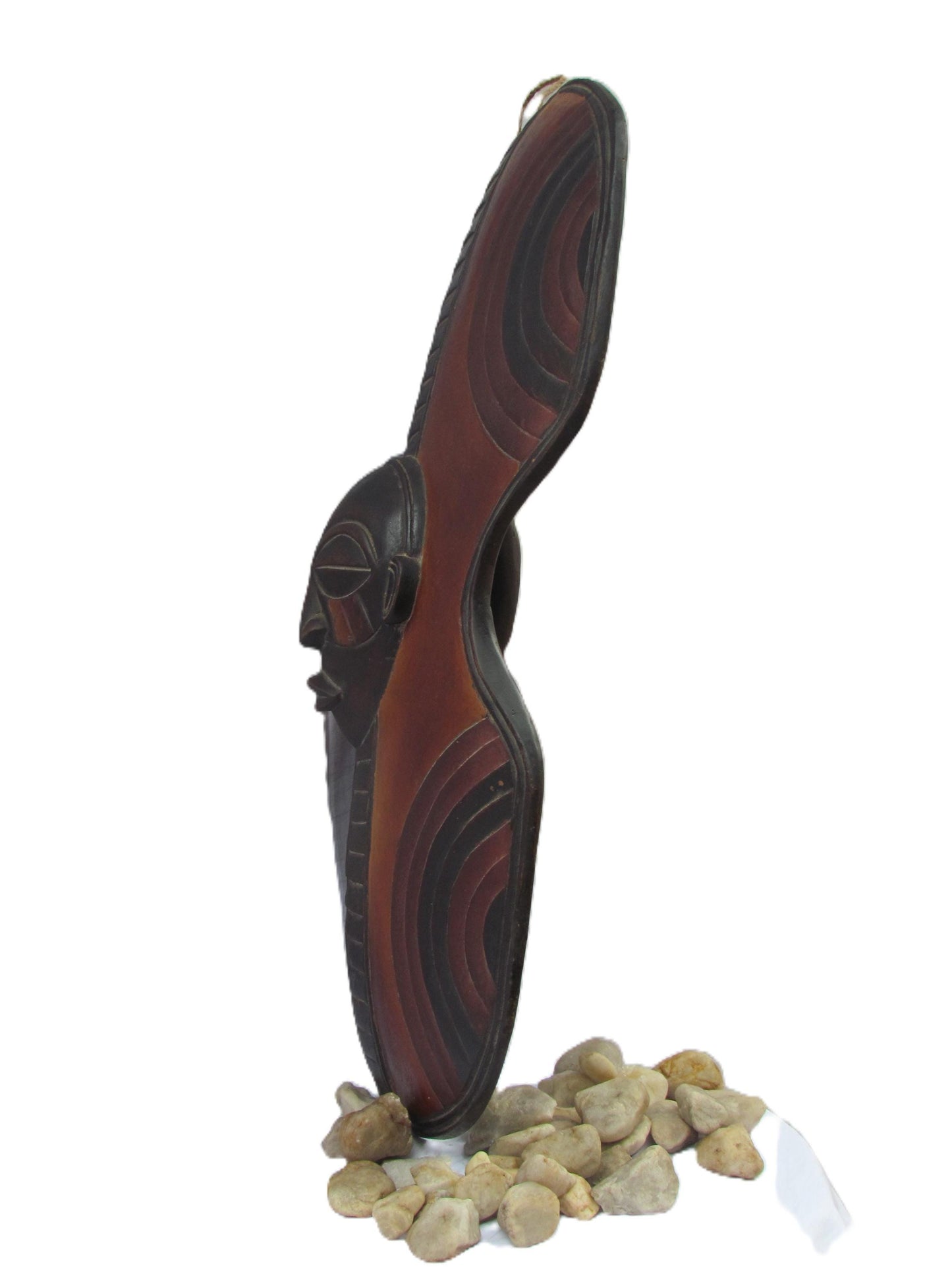 Chokwe Shield Wall Art | Handcarved African Decor | Tribal Wood Shield | Congo Art