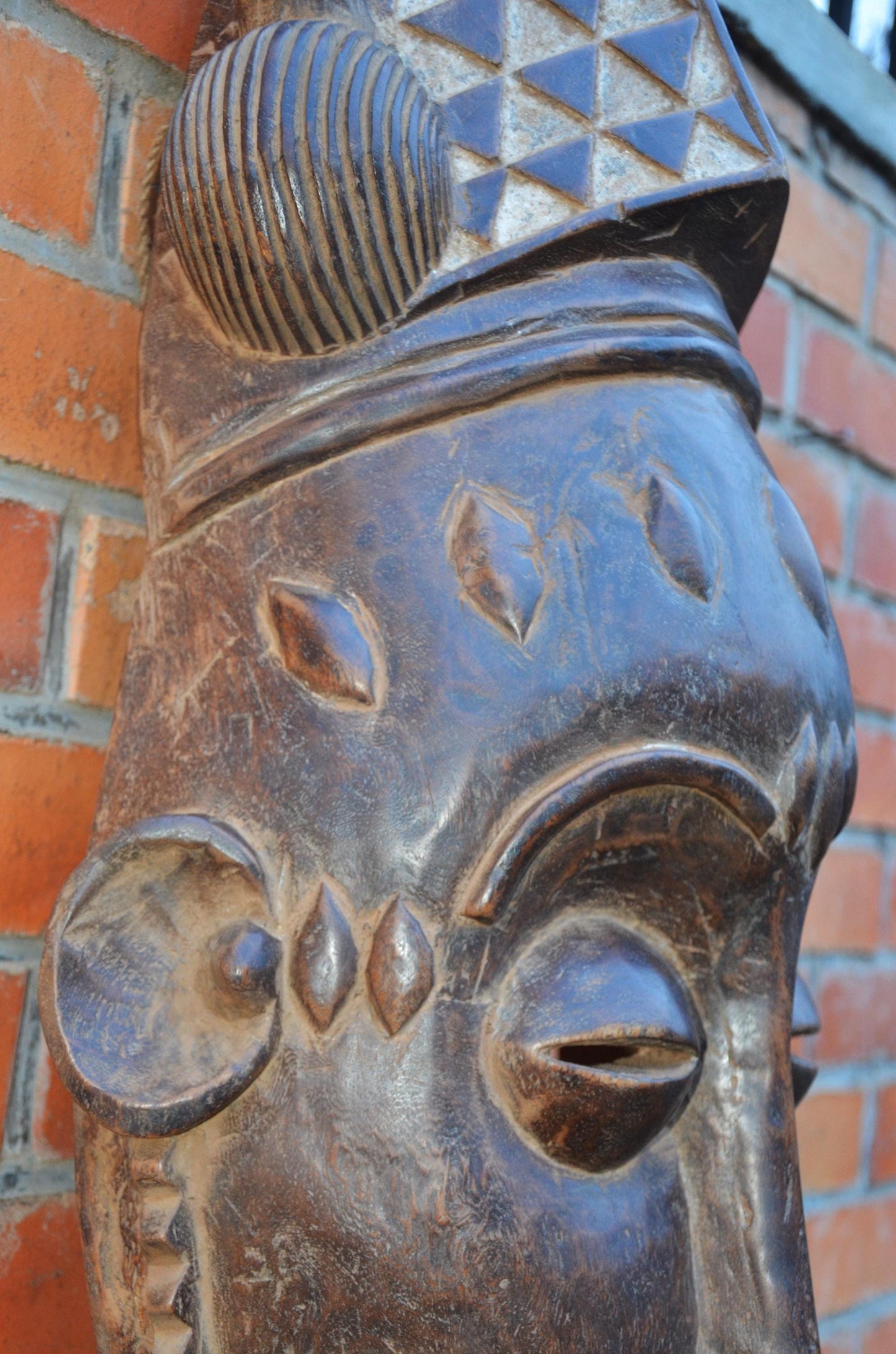 Authentic Baule/Yohoure Mask | Large Ivorian Tribal Art