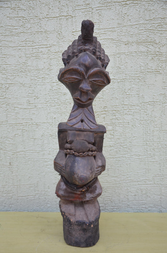 Large Female Songye Power Figure | DRC Tribal Art