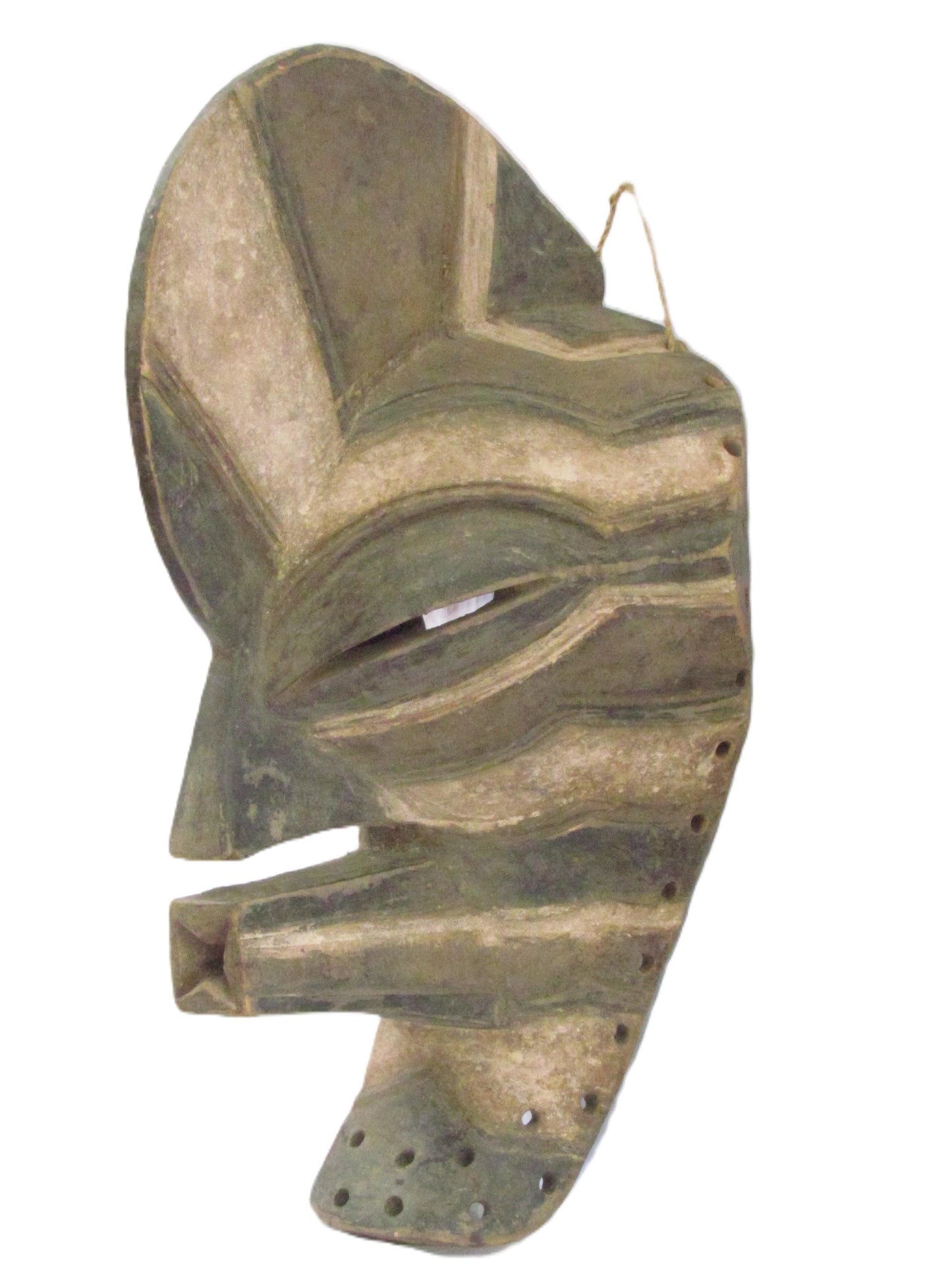 Un millésime de masque Songye, République démocratique du Congo et Zambie, art tribal d'Afrique centrale.