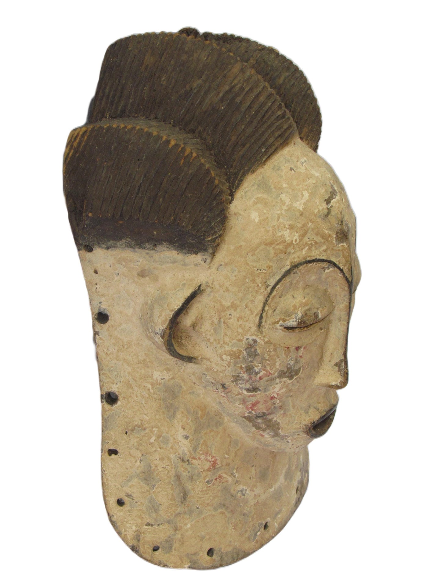 Art tribal africain Masque Magdalena LUBA-RD CONGO