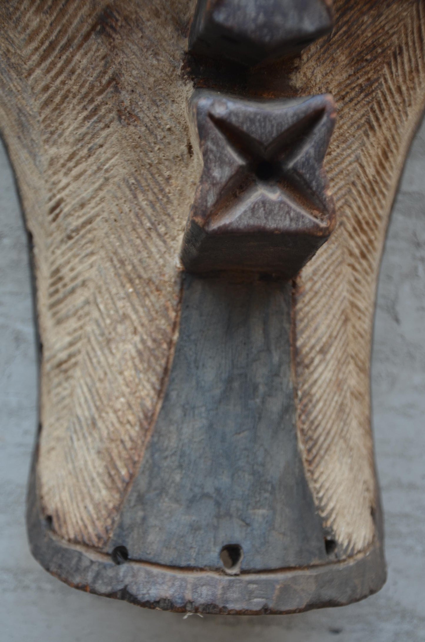 Authentic Male Songye Kifwebe Mask | Congo Tribal Art | Crested