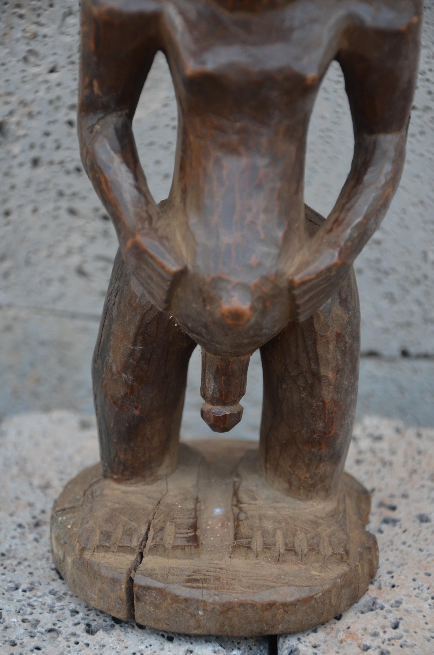 Authentic Hemba Male Ancestor Figure | Congolese Tribal Art | Singiti
