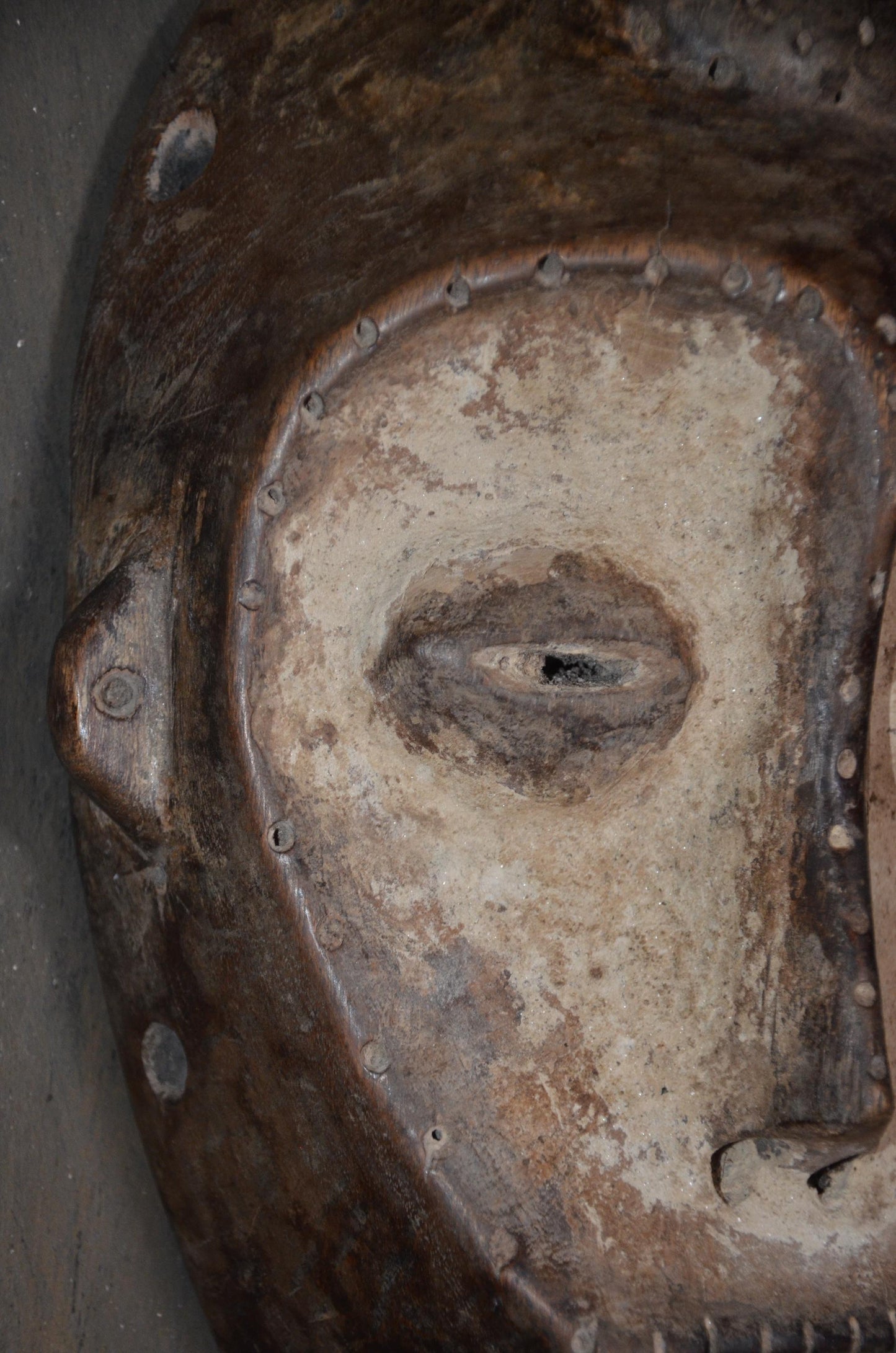 Authentic Bembe Initiation Mask | Congolese Tribal Wood Art