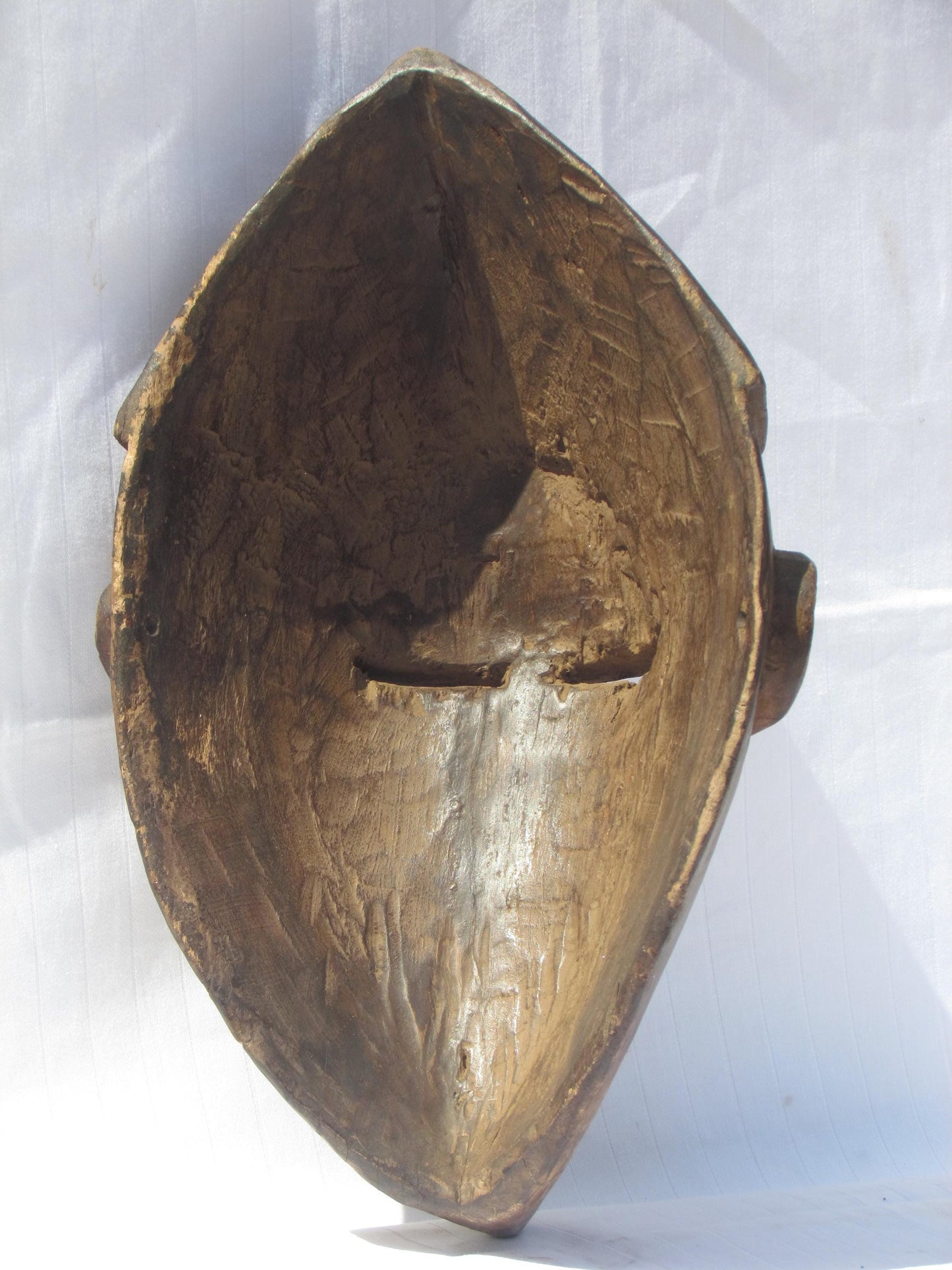 Hand carved wall hanging African traditional wooden masks from D.R.C