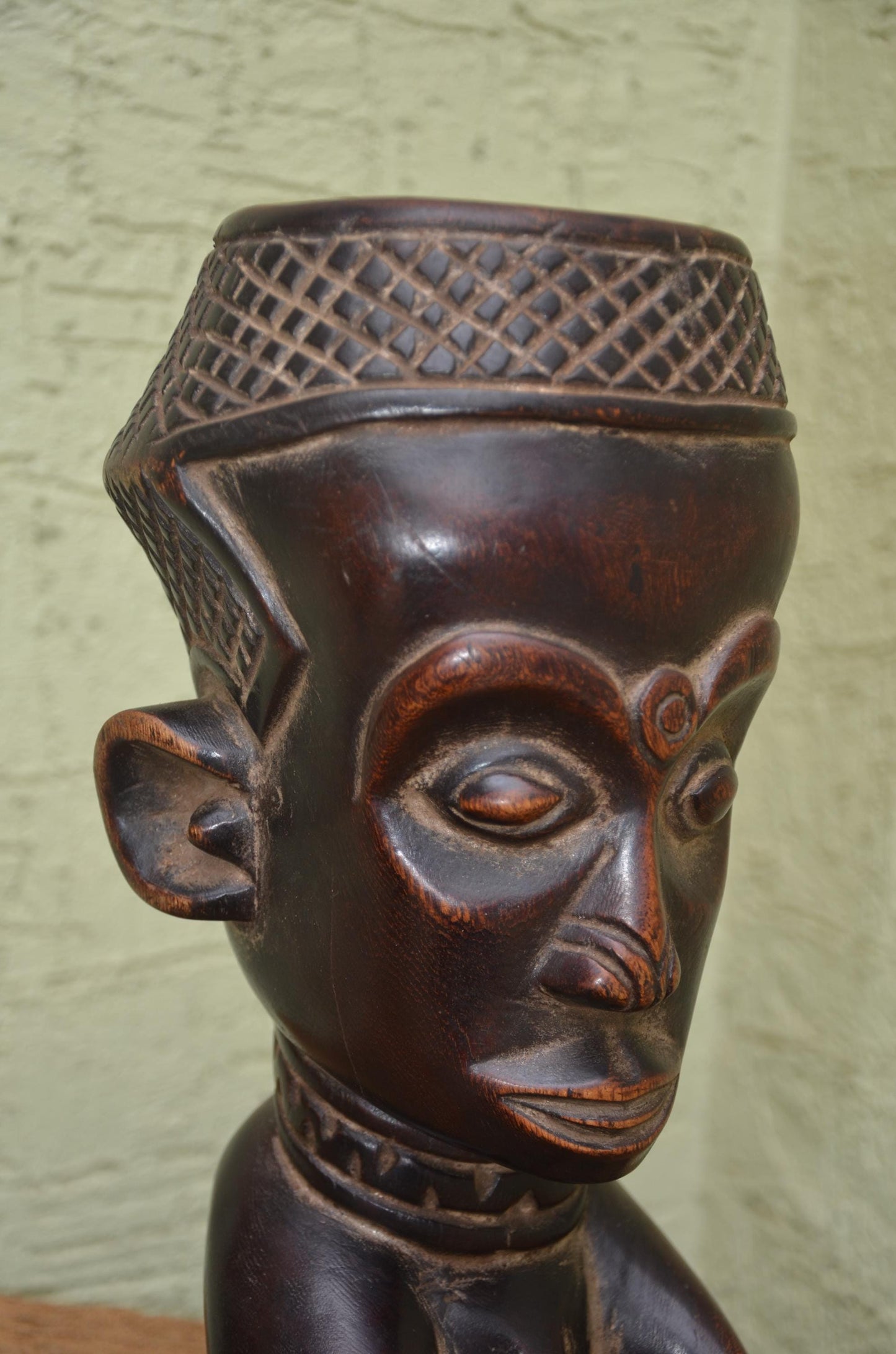 Authentic Kuba Prestige Palm Wine Cup | Congolese Royal Art