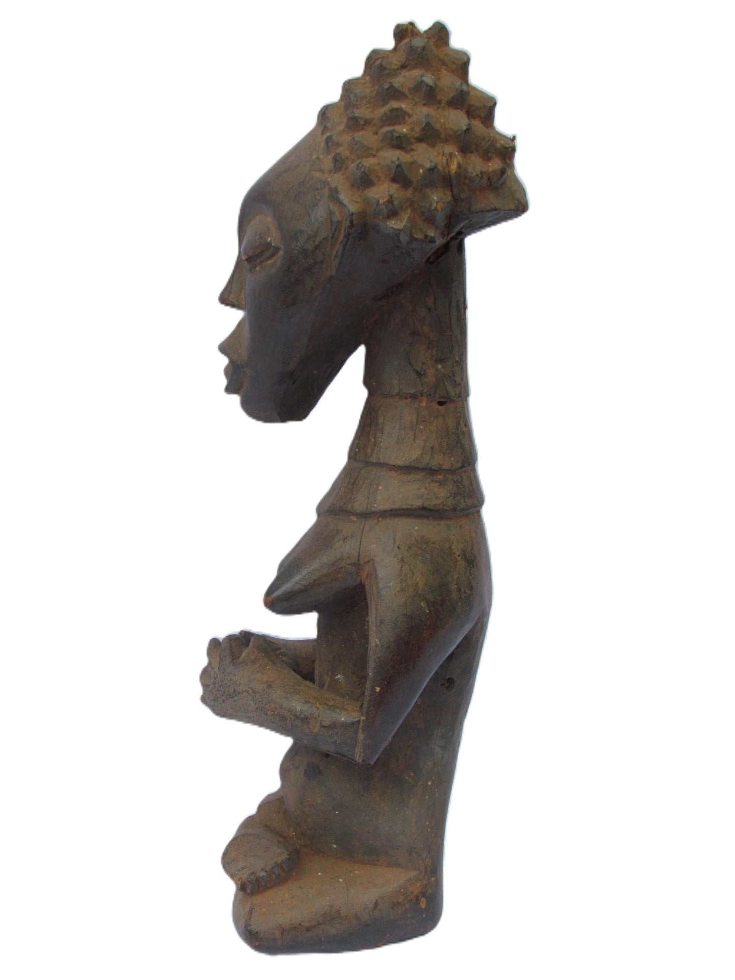 Figure féminine assise Luba Congo