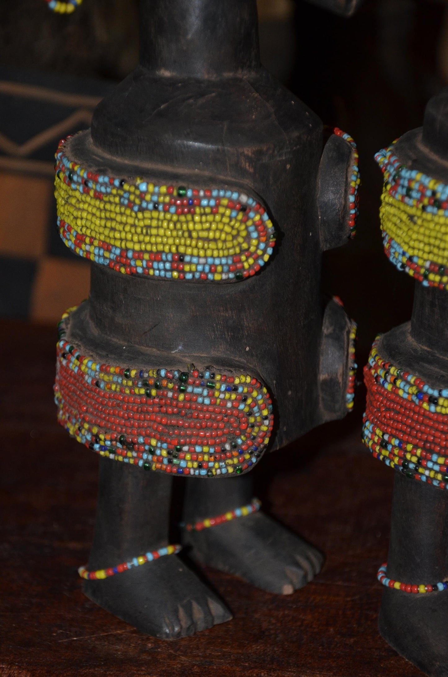 Authentic Namji Fertility Doll Pair | African Tribal Art | Dowayo