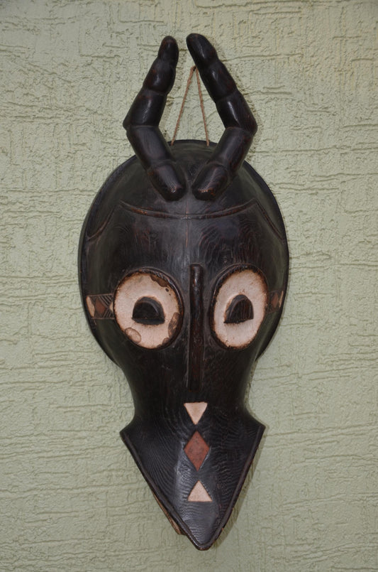 Authentic Kwele Mask | Gabonese Tribal Art