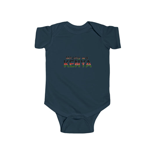 Kenya Flag Infant Bodysuit — Cute Patriotic Baby Onesie