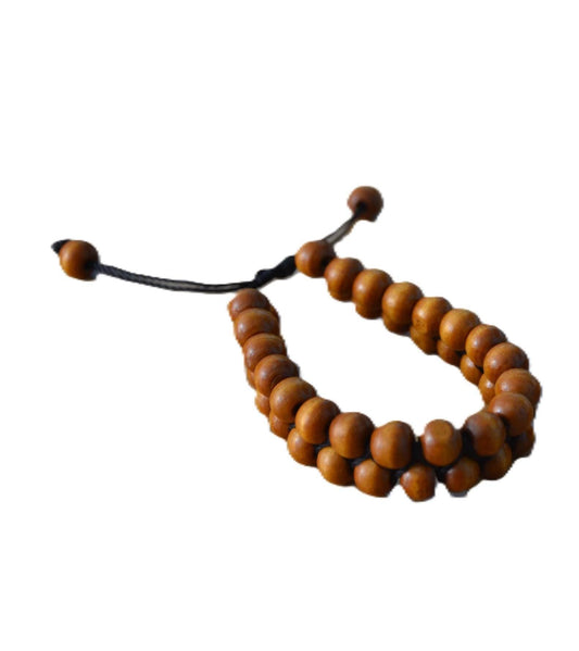 Brown Stone Rwandan Beaded Bracelet\, Handmade African Geometric Earth Tone Jewelry