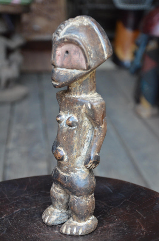 Authentic Tabwa Ancestor Figure | Congolese Tribal Wood Sculpture