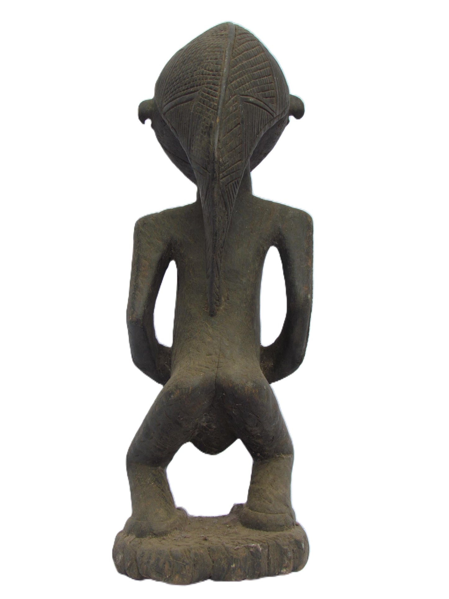 Sculpture masculine Tabwa, statue tribale sculptée à la main, art centrafricain du Congo, Zambie, objet de collection décoratif ethnique