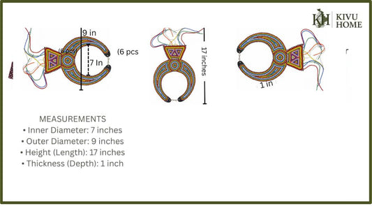 Big Maasai Beaded Necklace, African Statement Collar, Tribal Wedding Jewelry, Bold Boho Beadwork Gift