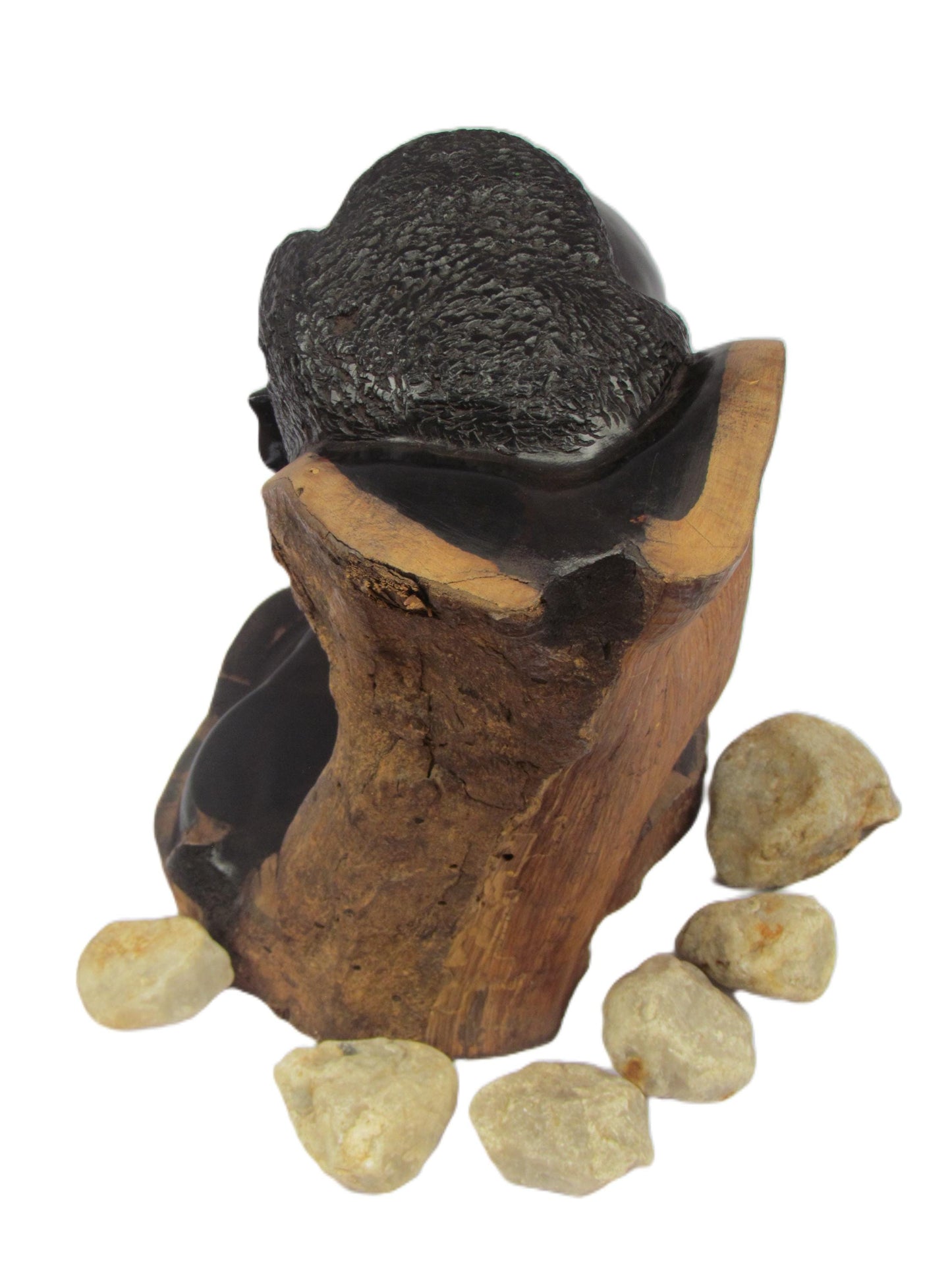 Statue de femme Makonde – Sculpture en bois d'ébène sculptée à la main de Tanzanie – Cadeau d'art africain