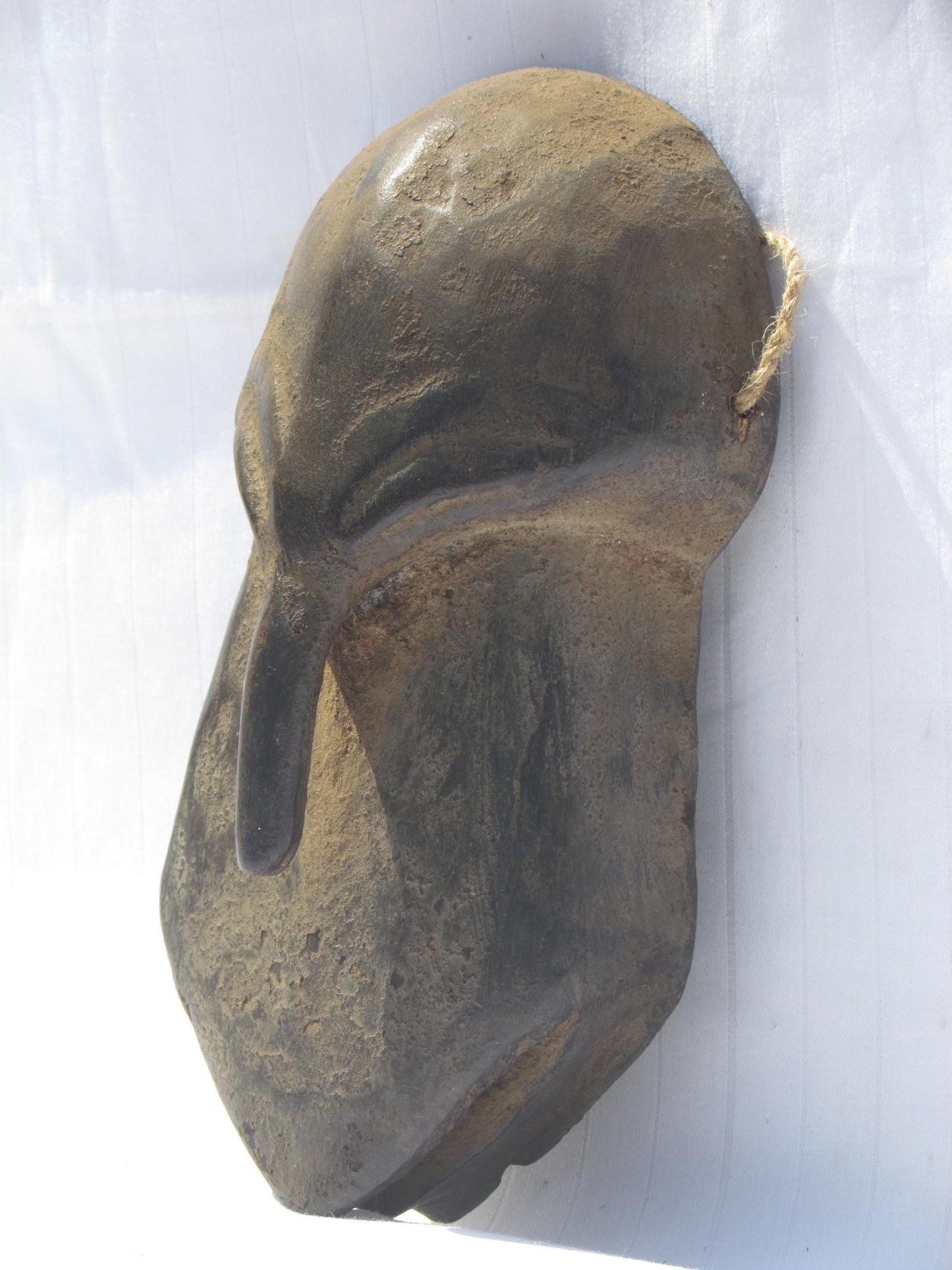 Hand carved wall hanging African traditional wooden masks from D.R.C