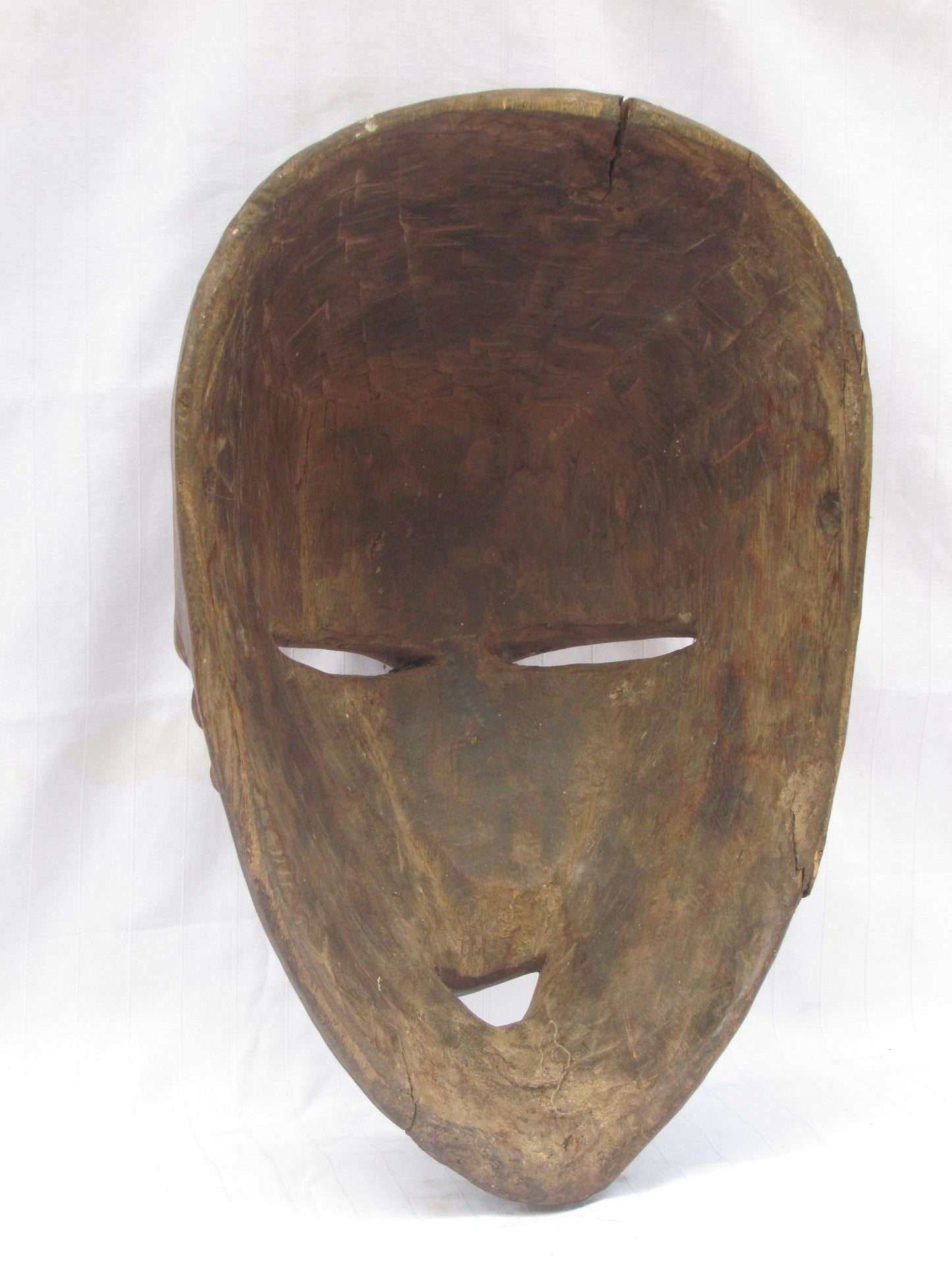 Hand carved wall hanging African traditional wooden mask from D.R.C