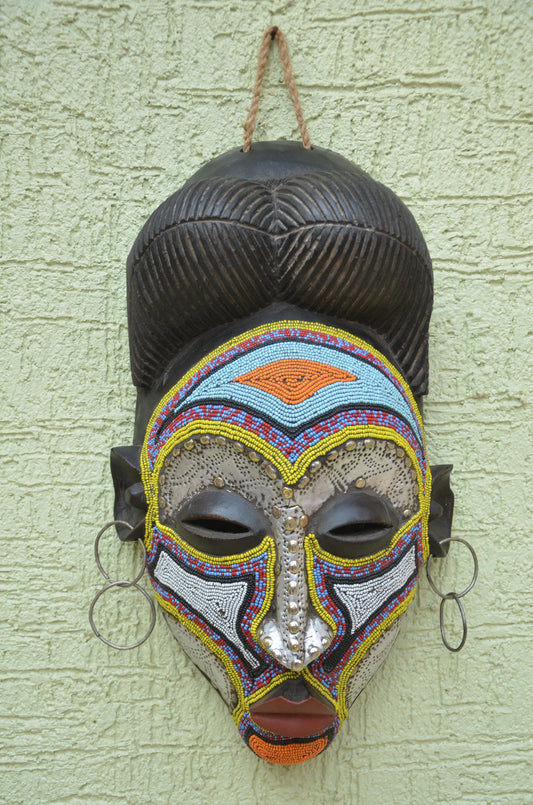 Bamileke Mask | African Wooden Tribal Art
