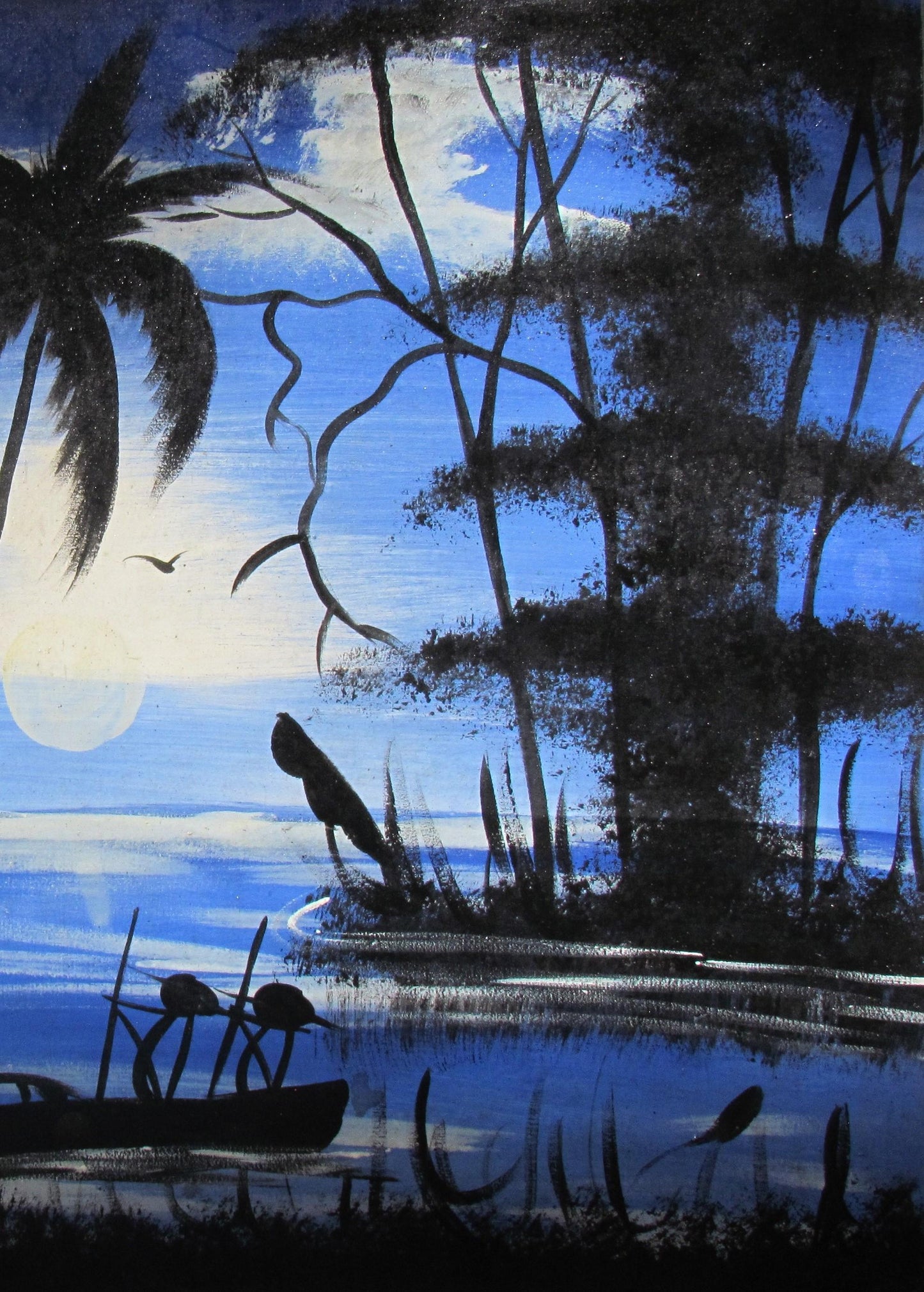 Lever de soleil sur la plage de Laniloa | Palmiers hawaïens | Impression murale côtière tropicale