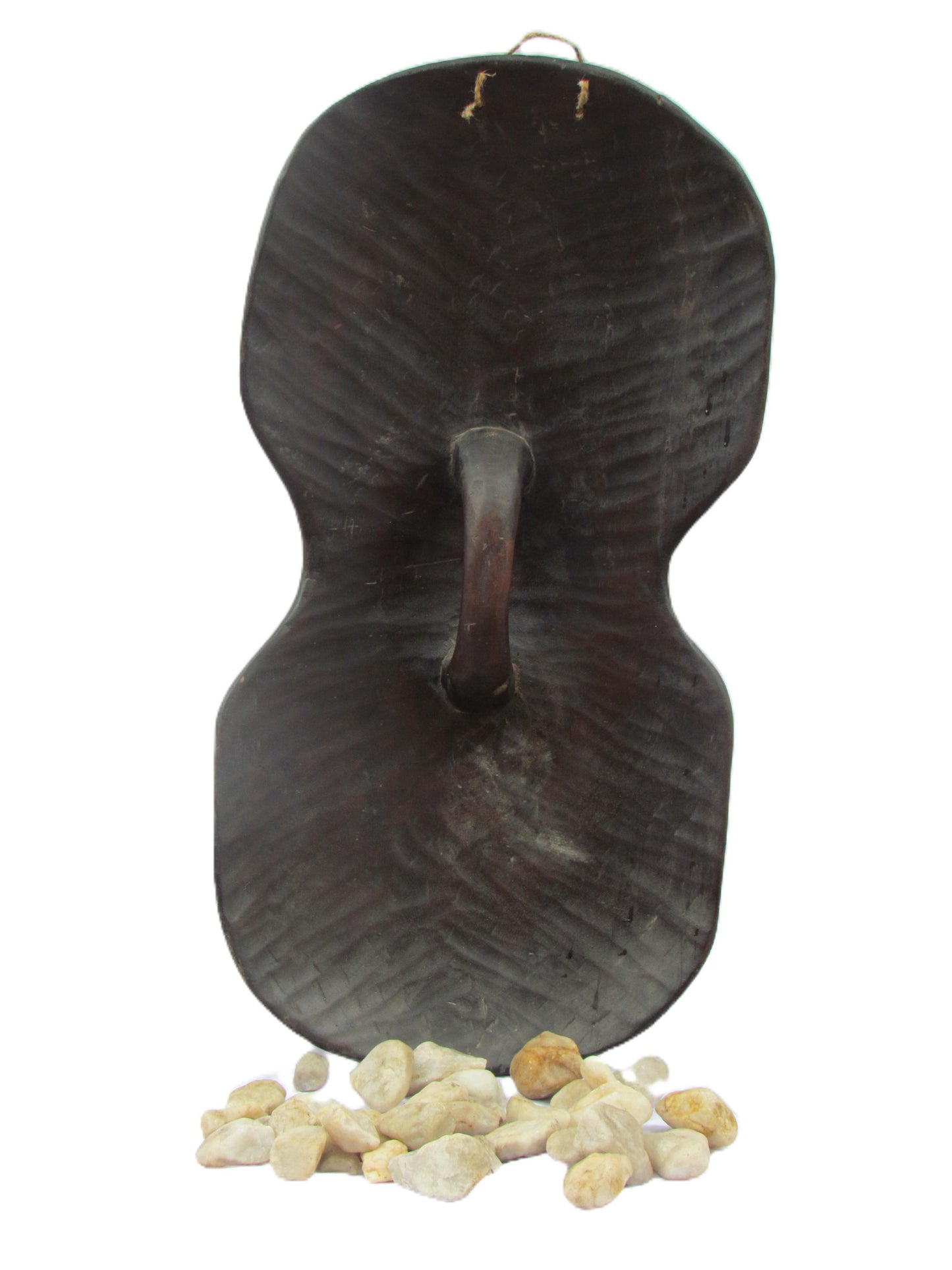 Chokwe Shield Wall Art | Handcarved African Decor | Tribal Wood Shield | Congo Art
