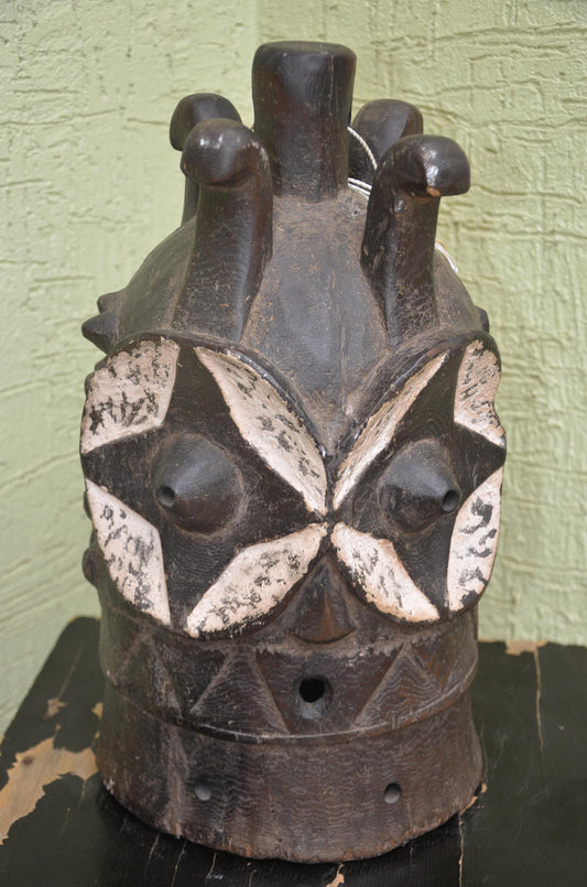 Authentic Sukuma/Nyamwezi Helmet Mask | Tanzanian Tribal Art