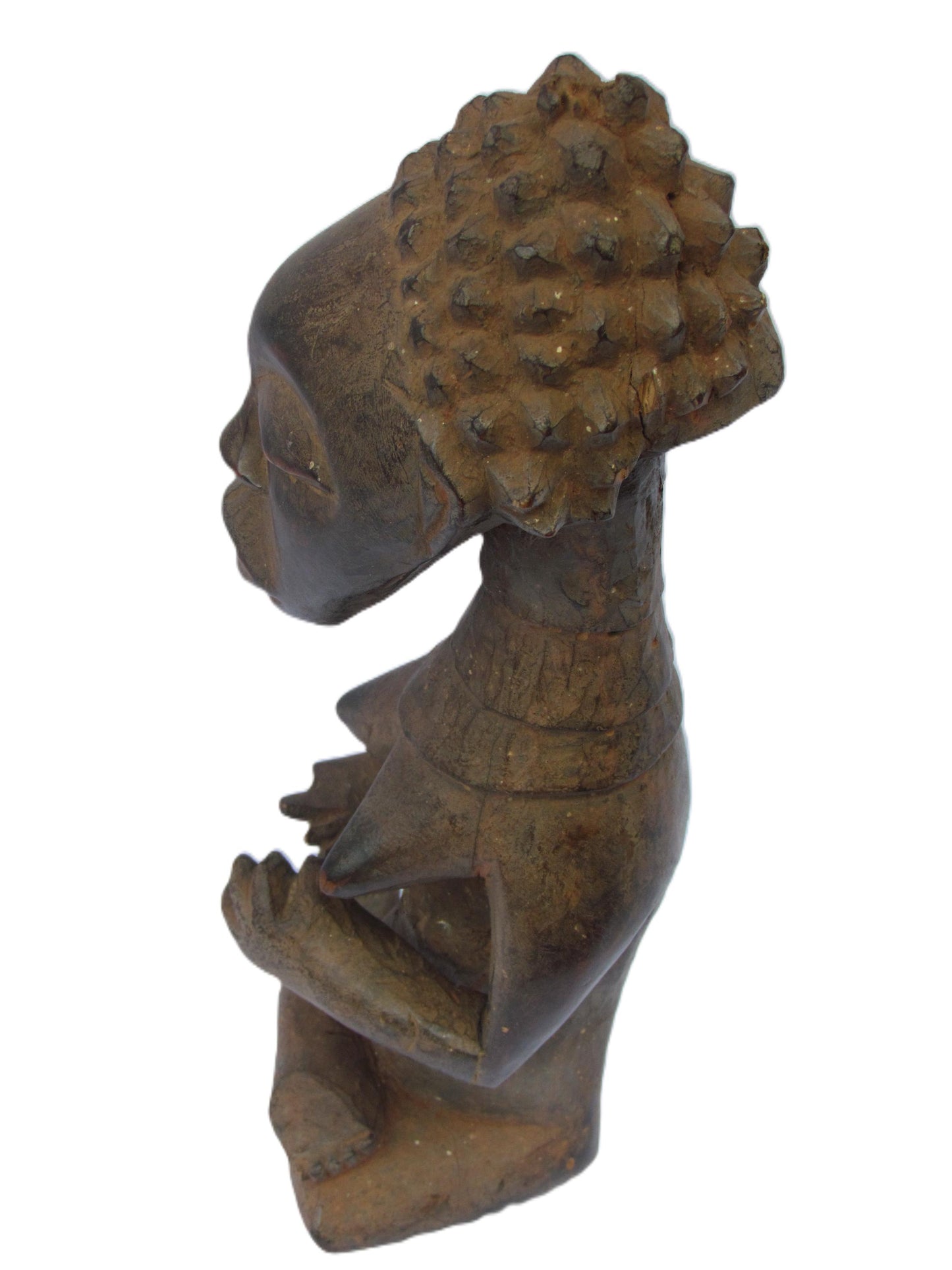 Figure féminine assise Luba Congo