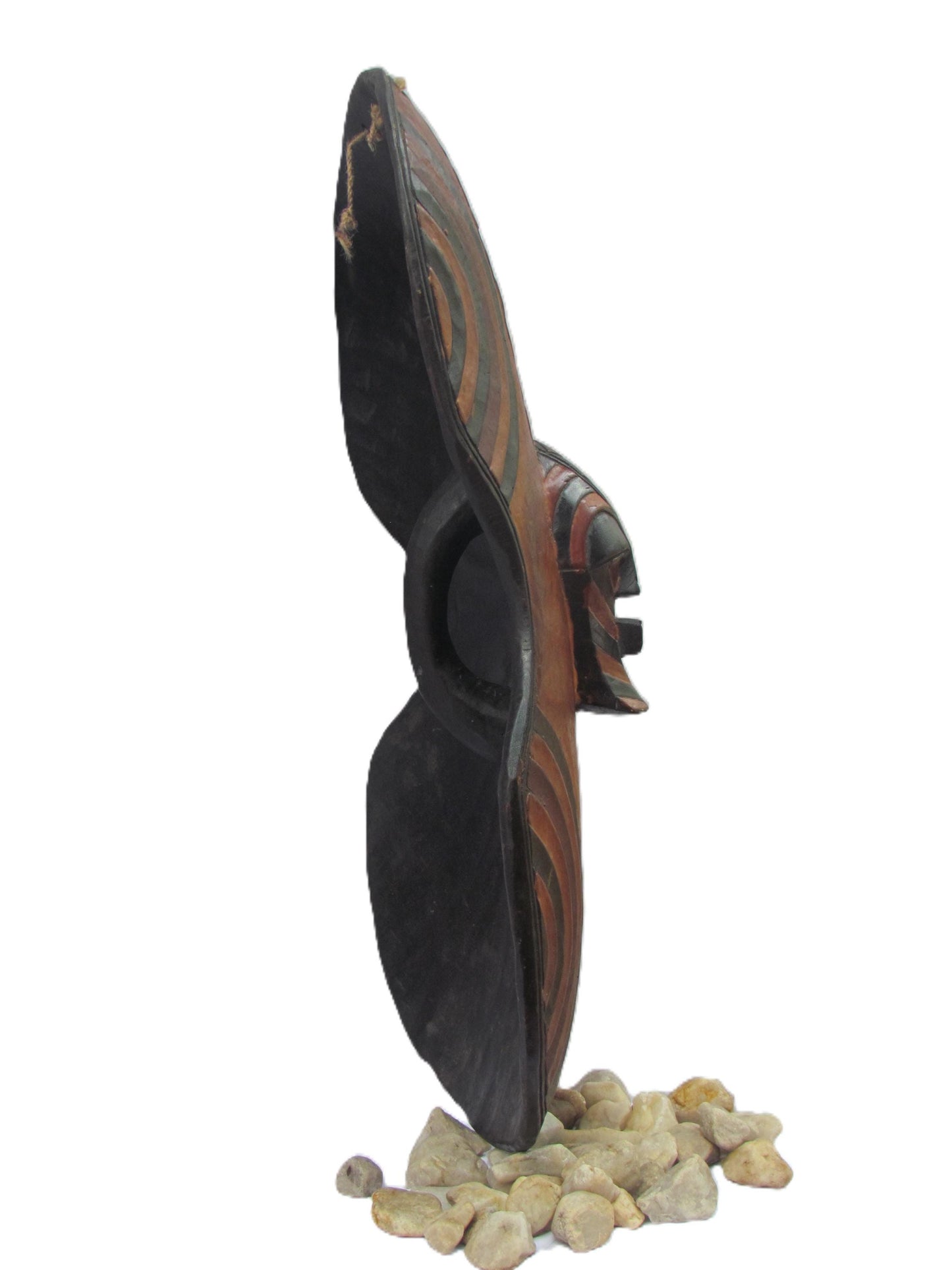 Songye Shield Mask | Congo Tribal Art | African Wall Decor | Handcarved Wood Mask