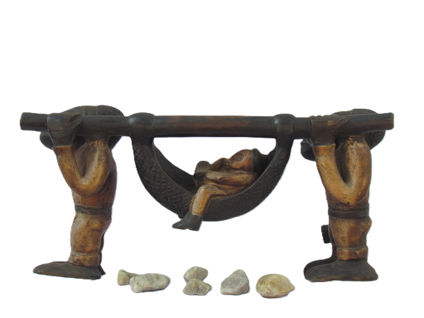 Un maître colonial porté par des Congolais – Art du début du XXe siècle | Mouvement de Lubumbashi | Peinture africaine postcoloniale
