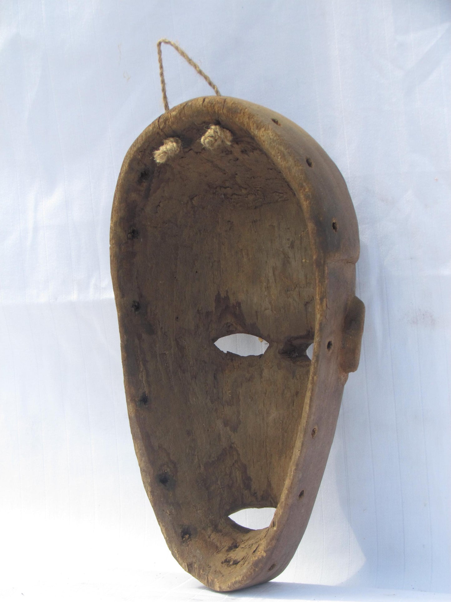 Hand carved wall hanging African traditional wooden masks from D.R.C