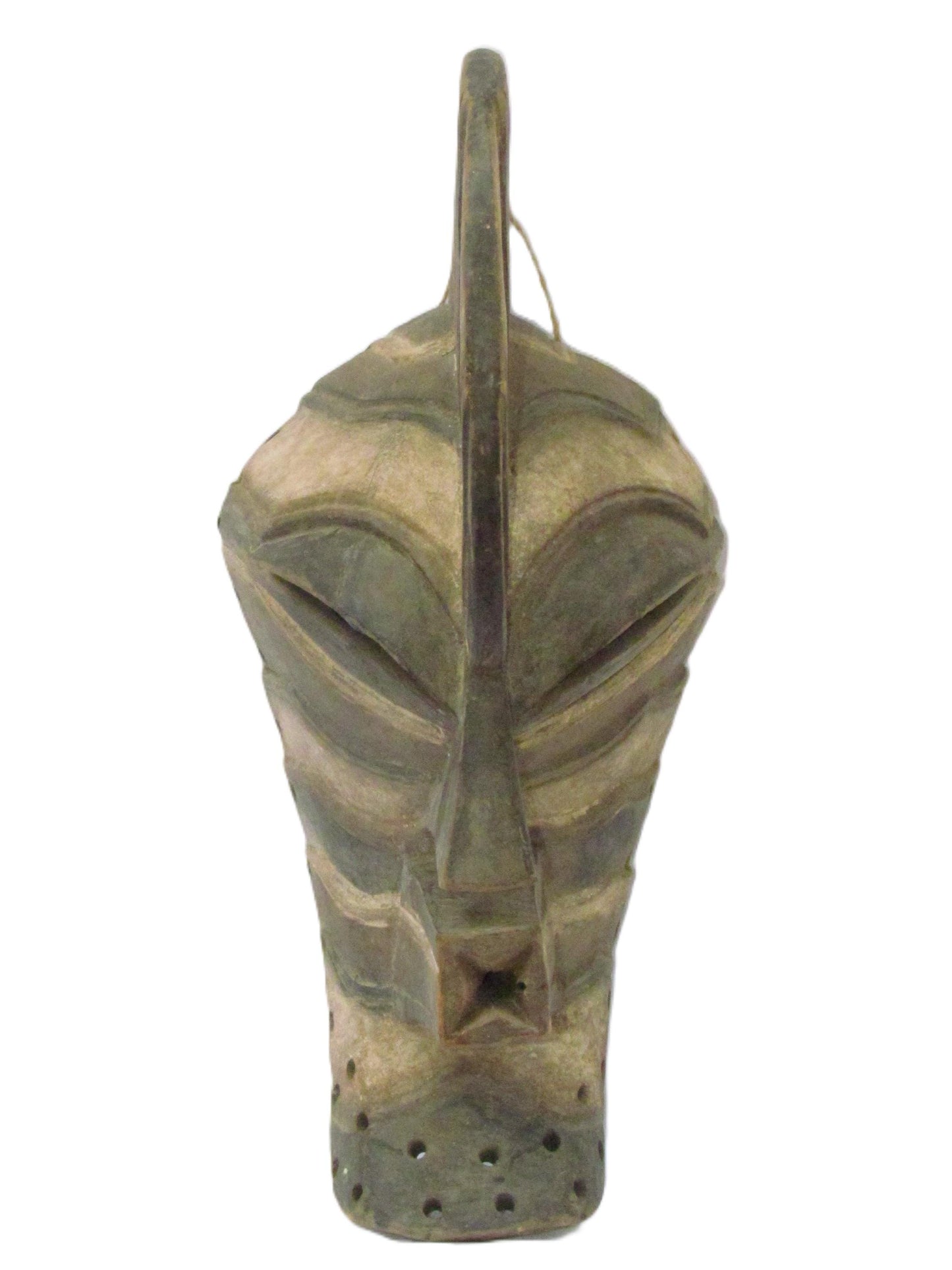 Un millésime de masque Songye, République démocratique du Congo et Zambie, art tribal d'Afrique centrale.