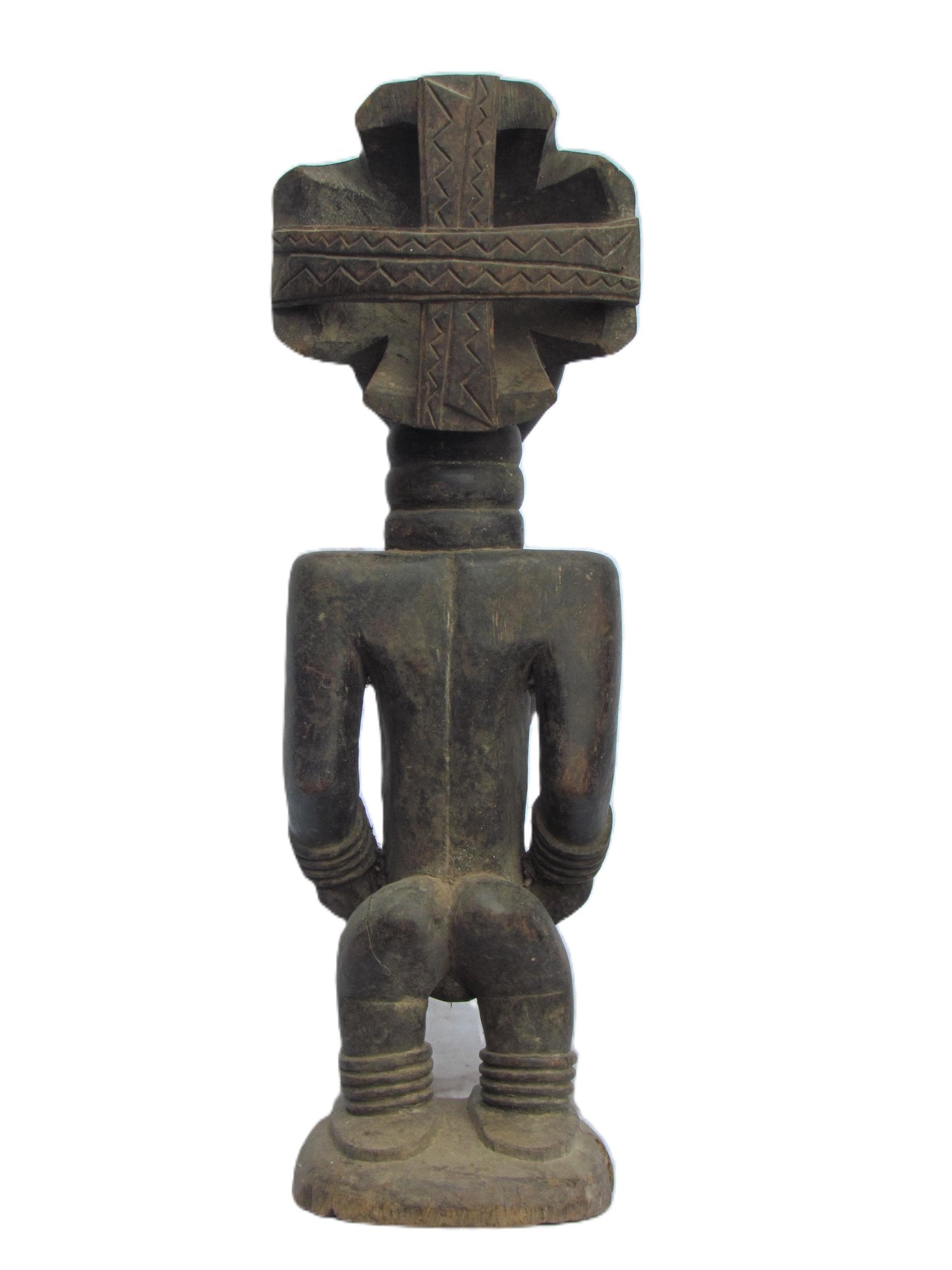 Statuette féminine luba, sculpture africaine sculptée à la main, art tribal du Congo-Zambie, symbole ancestral, décoration traditionnelle