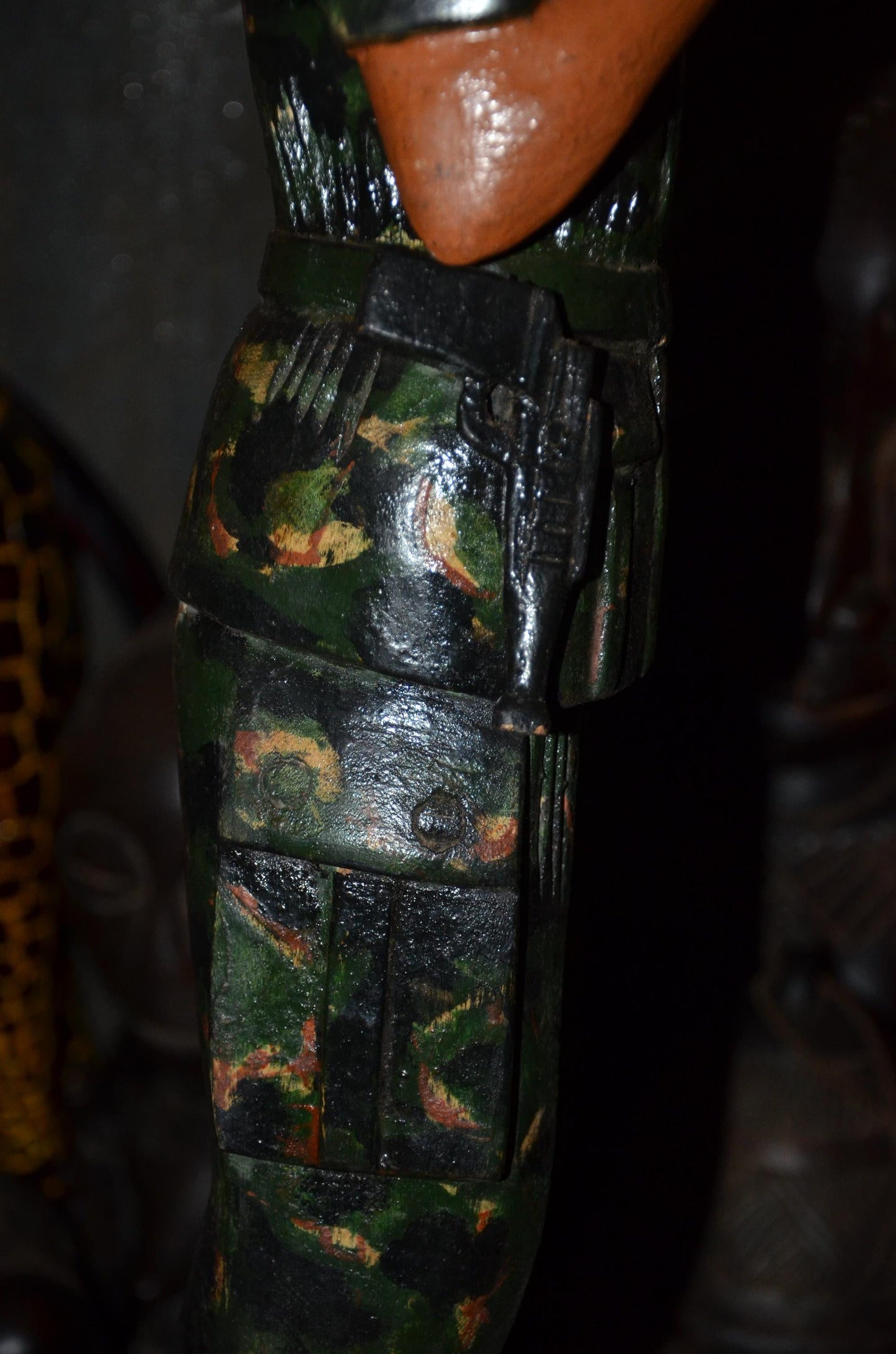 Modern Rwandan Soldier Sculpture | Contemporary African Art