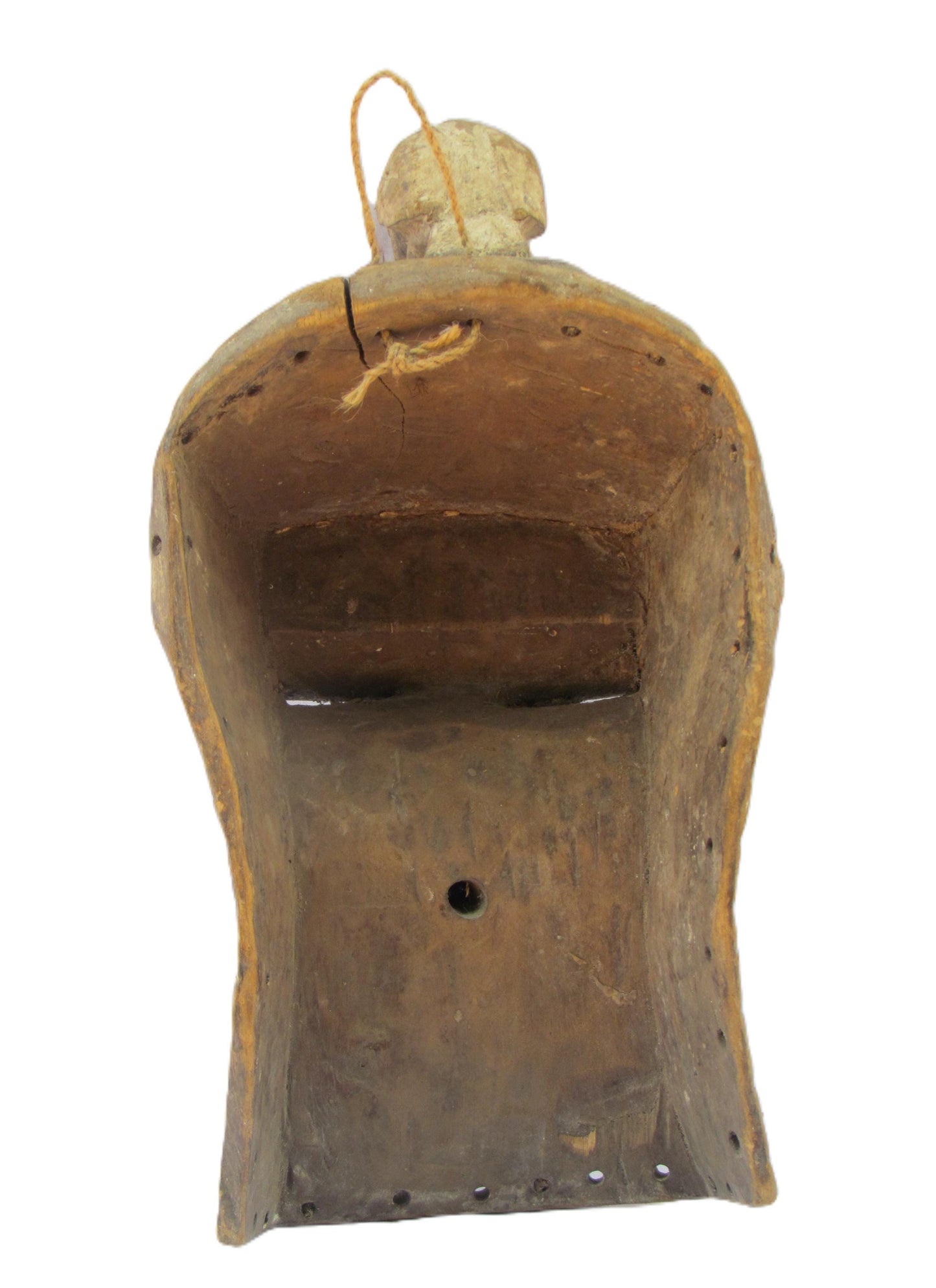 Masque africain | Songye antique sculpté à la main | Décoration murale unique | Objets de collection ethniques et tribaux pour la maison.