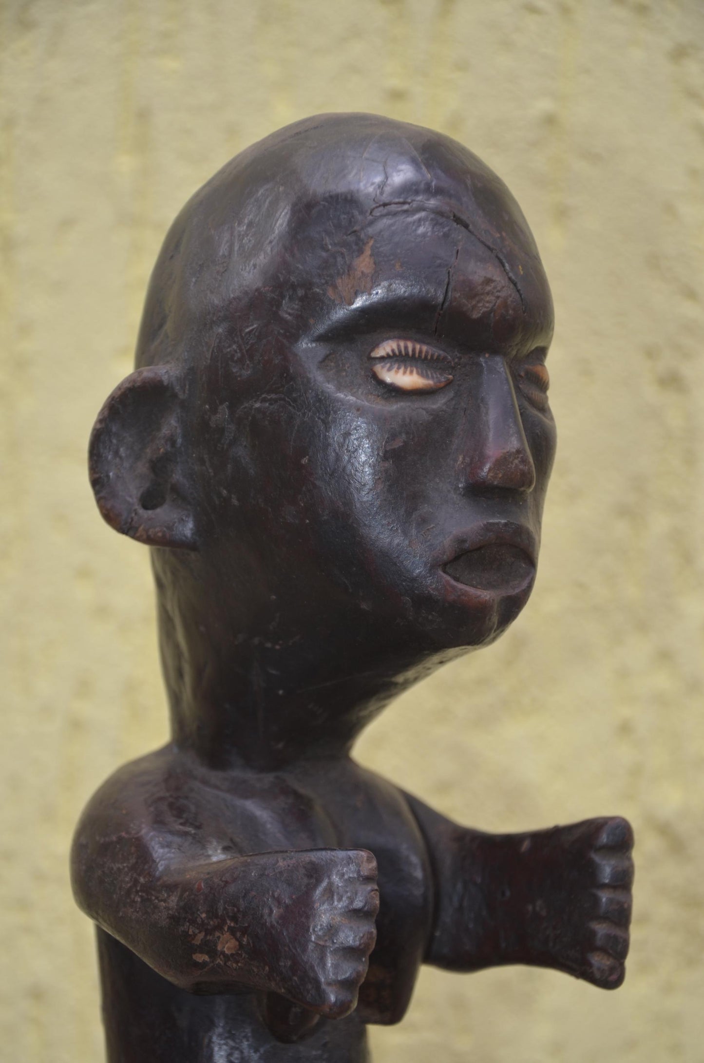 Azande Couple Statues – 18" Zande Hand-Carved Wood Congo Figures – Tribal Art.