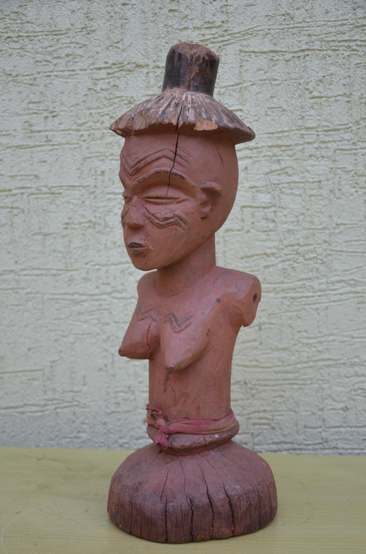 Authentic Chokwe Pende Female Half-Figure | African Art