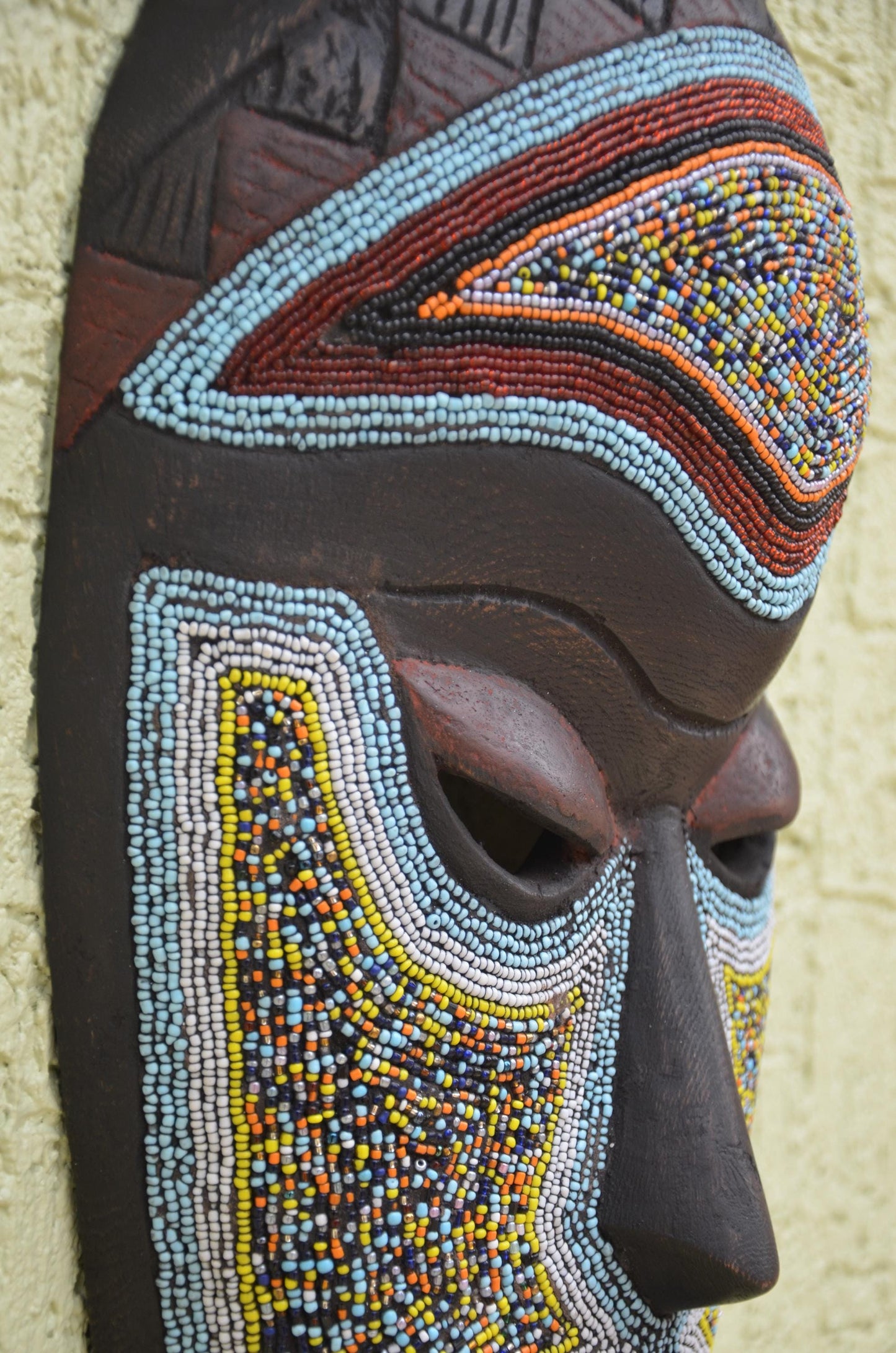 Authentic Lwalwa Tribal Mask | Congolese Art