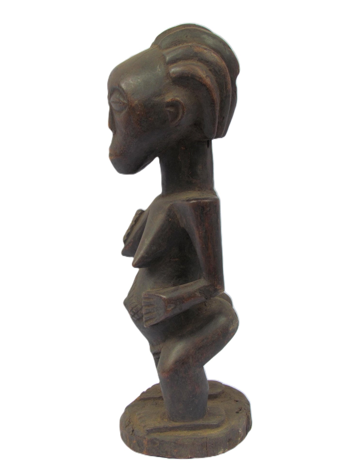 Figure féminine Luba, République démocratique du Congo et Zambie