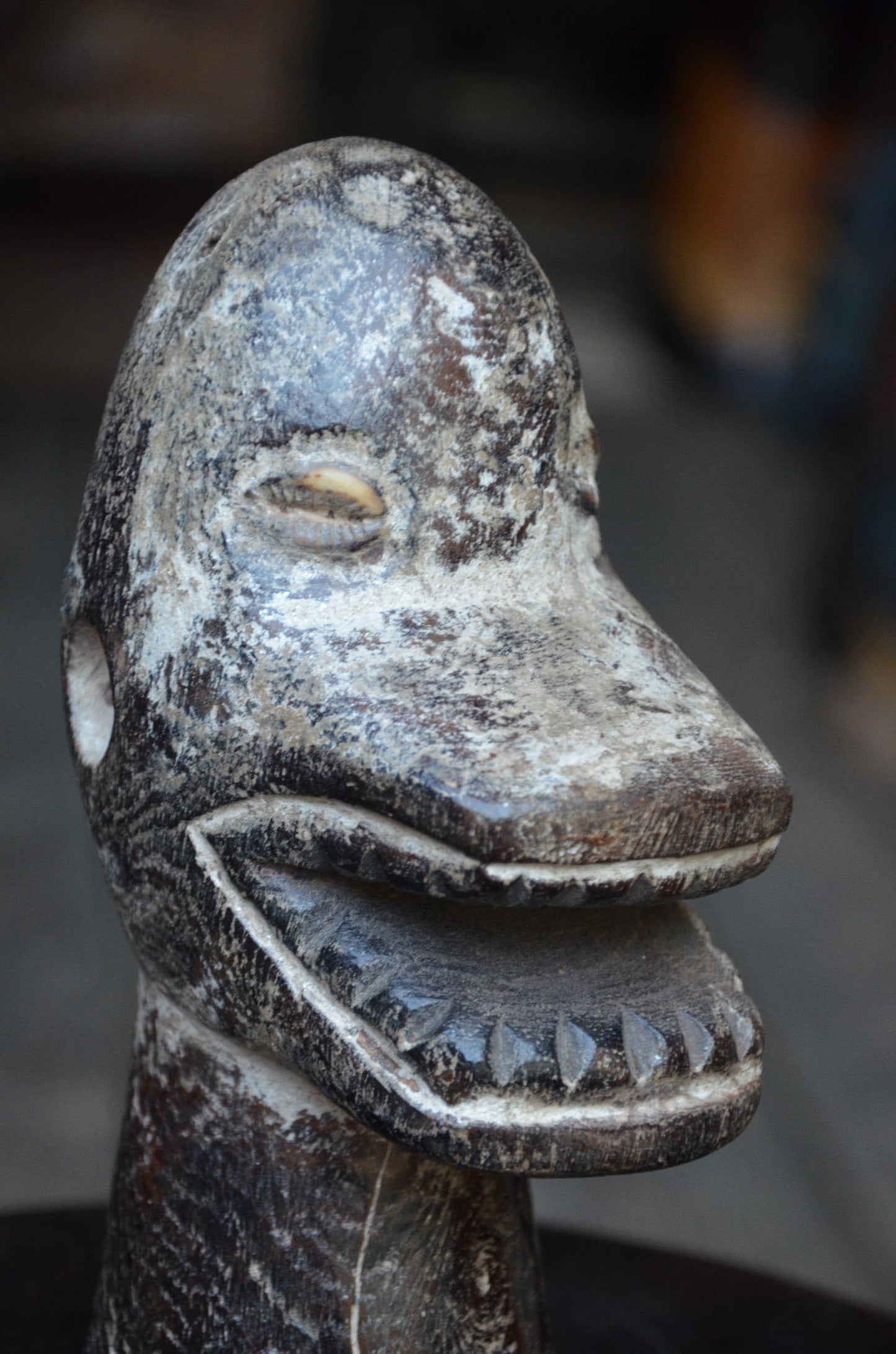 Authentic Lega Animal Sculpture | Tribal Wood Carving | Congolese Art