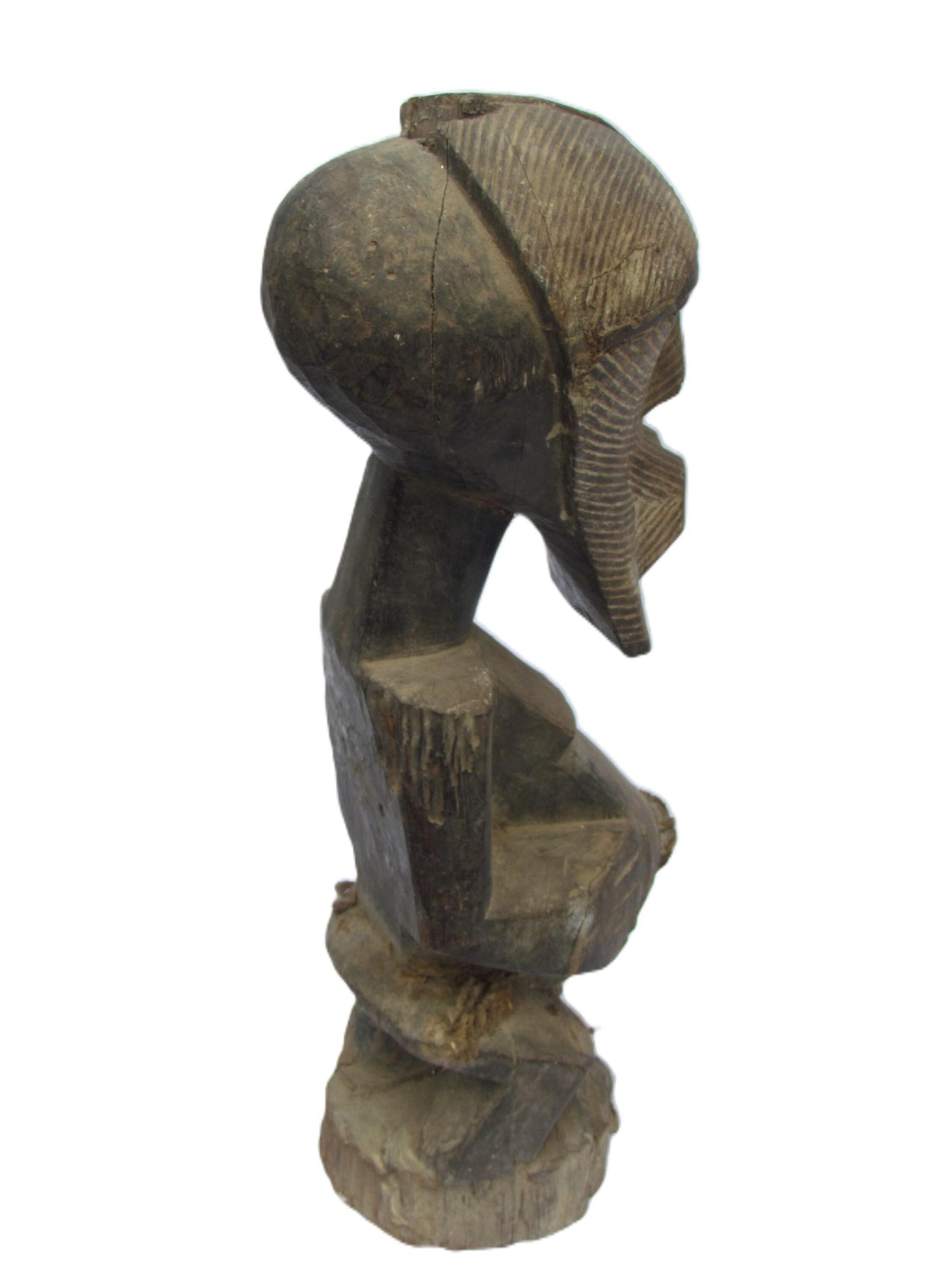 Figurine de pouvoir Songye Nkishi, sculpture fétiche africaine, art tribal du Congo, statue de protection spirituelle, figurine rituelle sculptée à la main