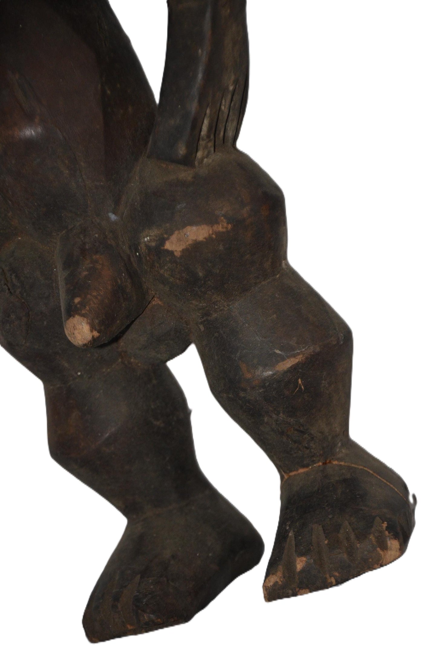 Azande Statue – African Tribal Figure, Handcarved Wooden Art Decor