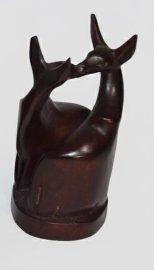 Impala – Hand-Carved Wooden Sculpture
